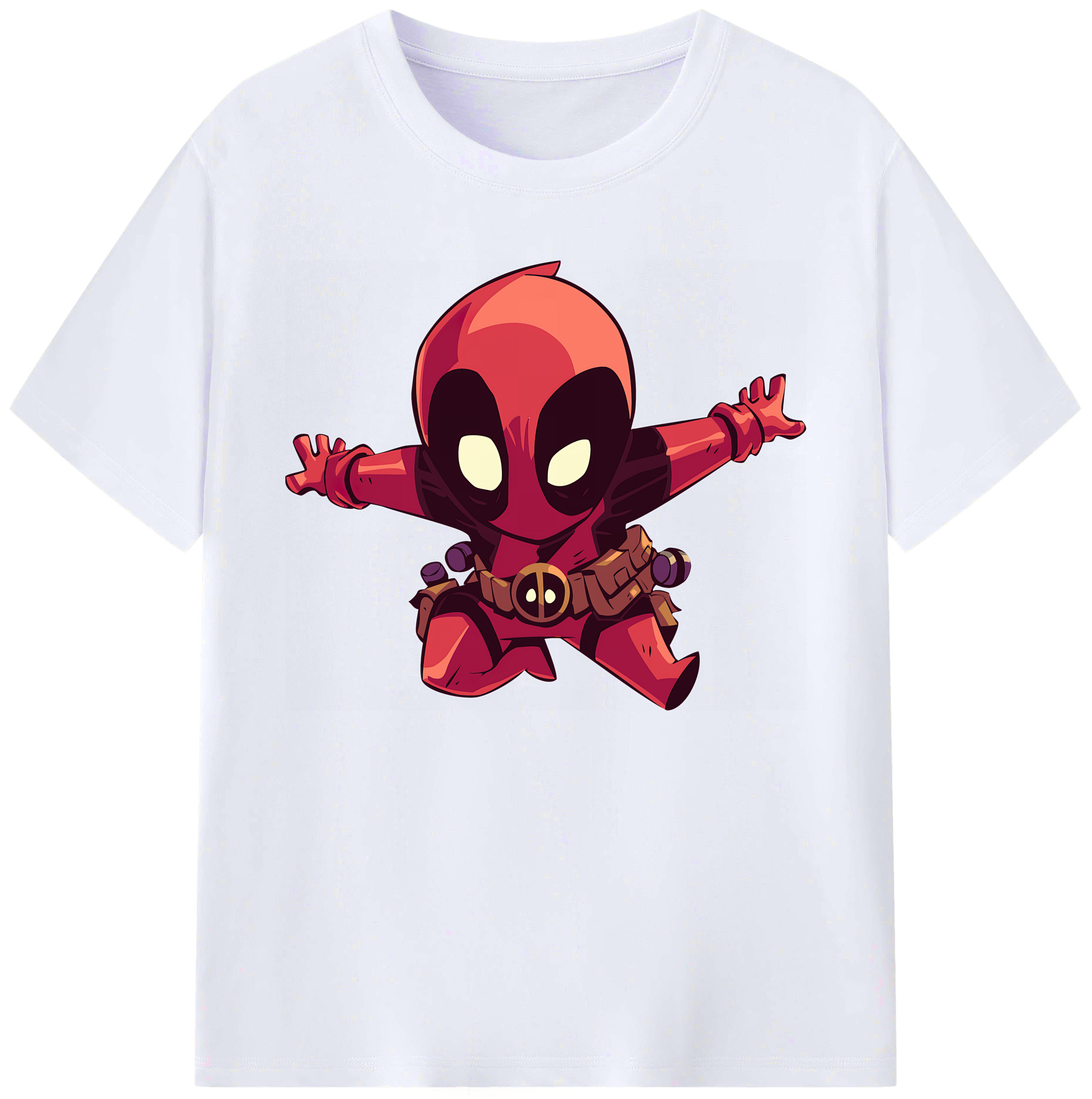 （画像用） Deadpool デッドプール 綿100％ メンズ半袖Tシャツ｜肌触りやわらか＆通気性