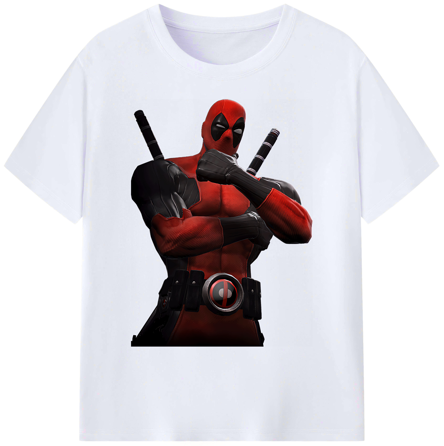 （画像用） Deadpool デッドプール 綿100％ メンズ半袖Tシャツ｜肌触りやわらか＆通気性