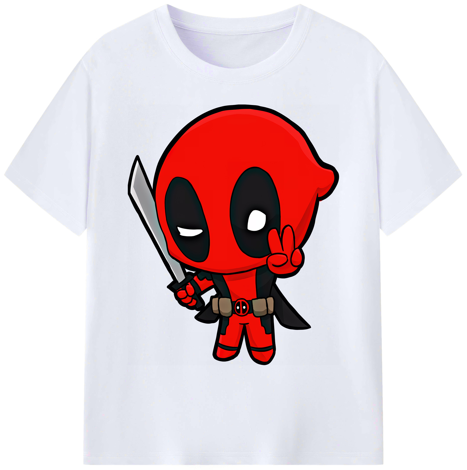 （画像用） Deadpool デッドプール 綿100％ メンズ半袖Tシャツ｜肌触りやわらか＆通気性