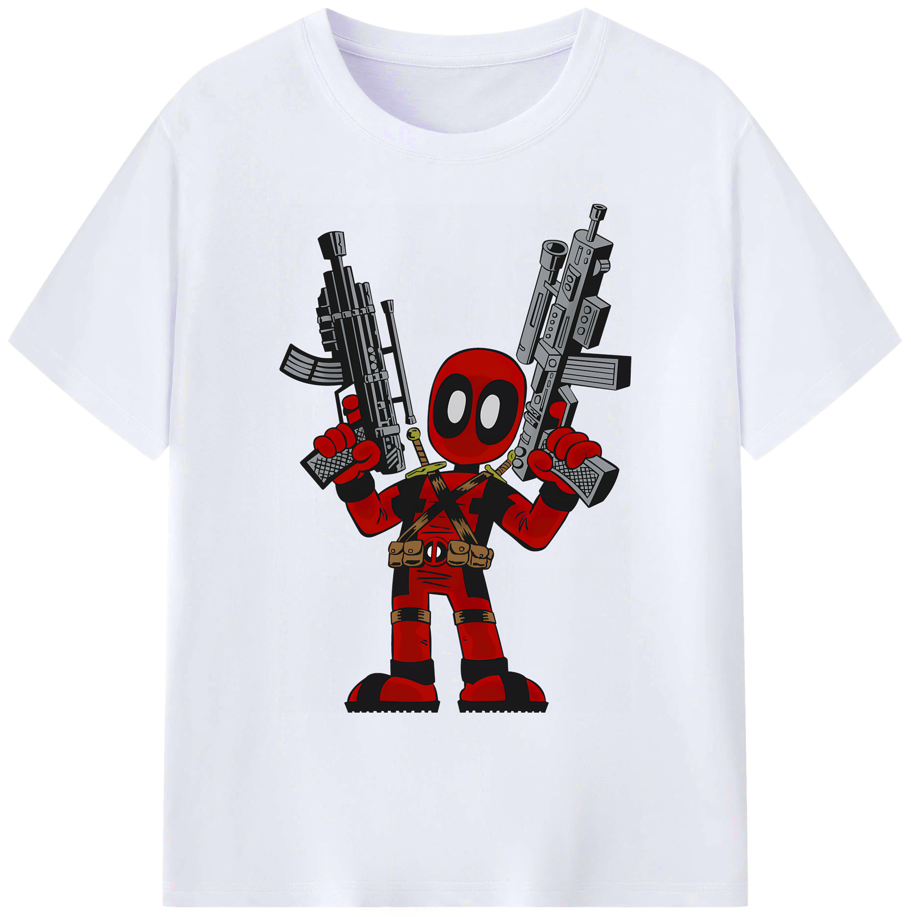 （画像用） Deadpool デッドプール 綿100％ メンズ半袖Tシャツ｜肌触りやわらか＆通気性