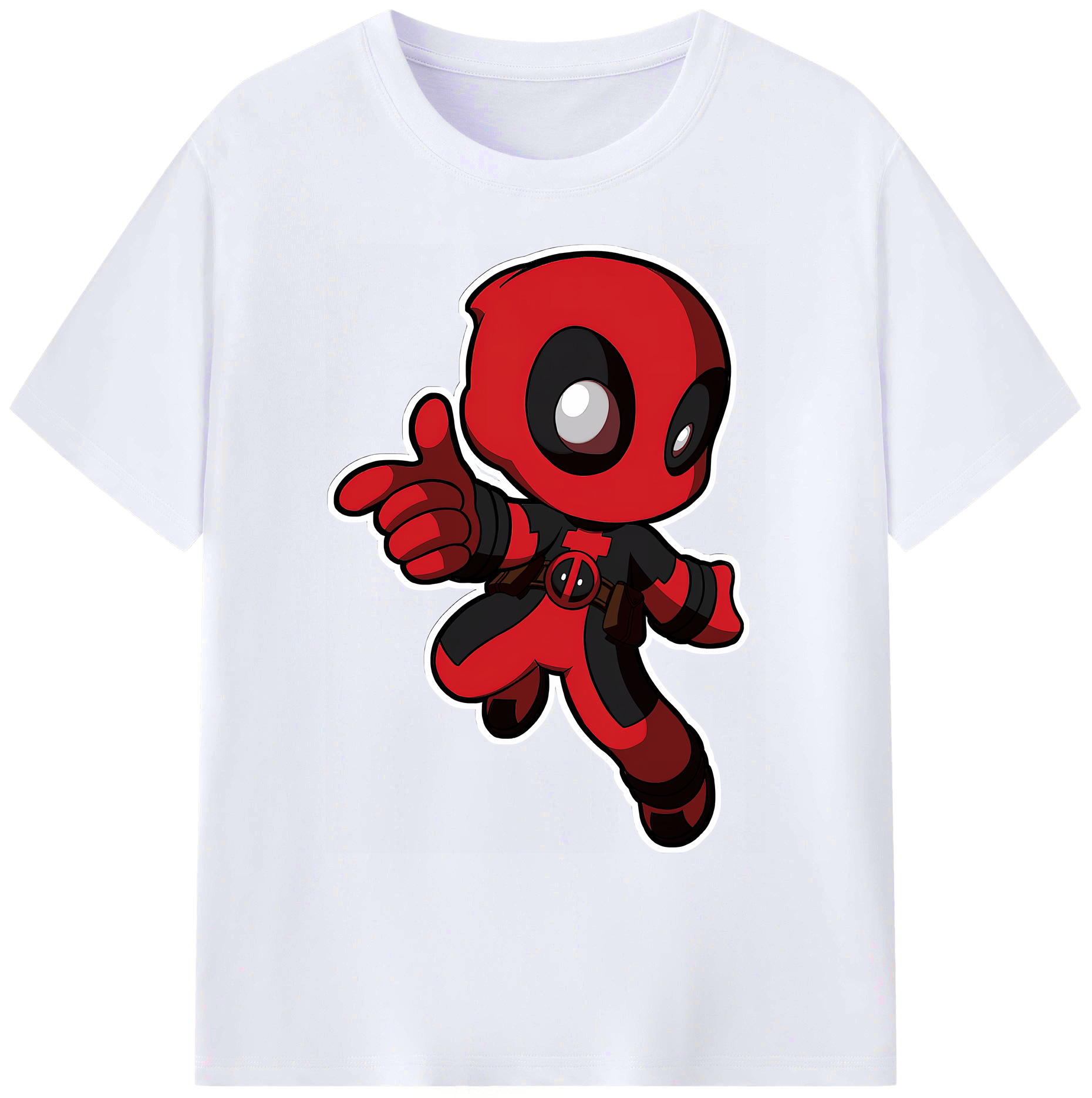 （画像用） Deadpool デッドプール 綿100％ メンズ半袖Tシャツ｜肌触りやわらか＆通気性