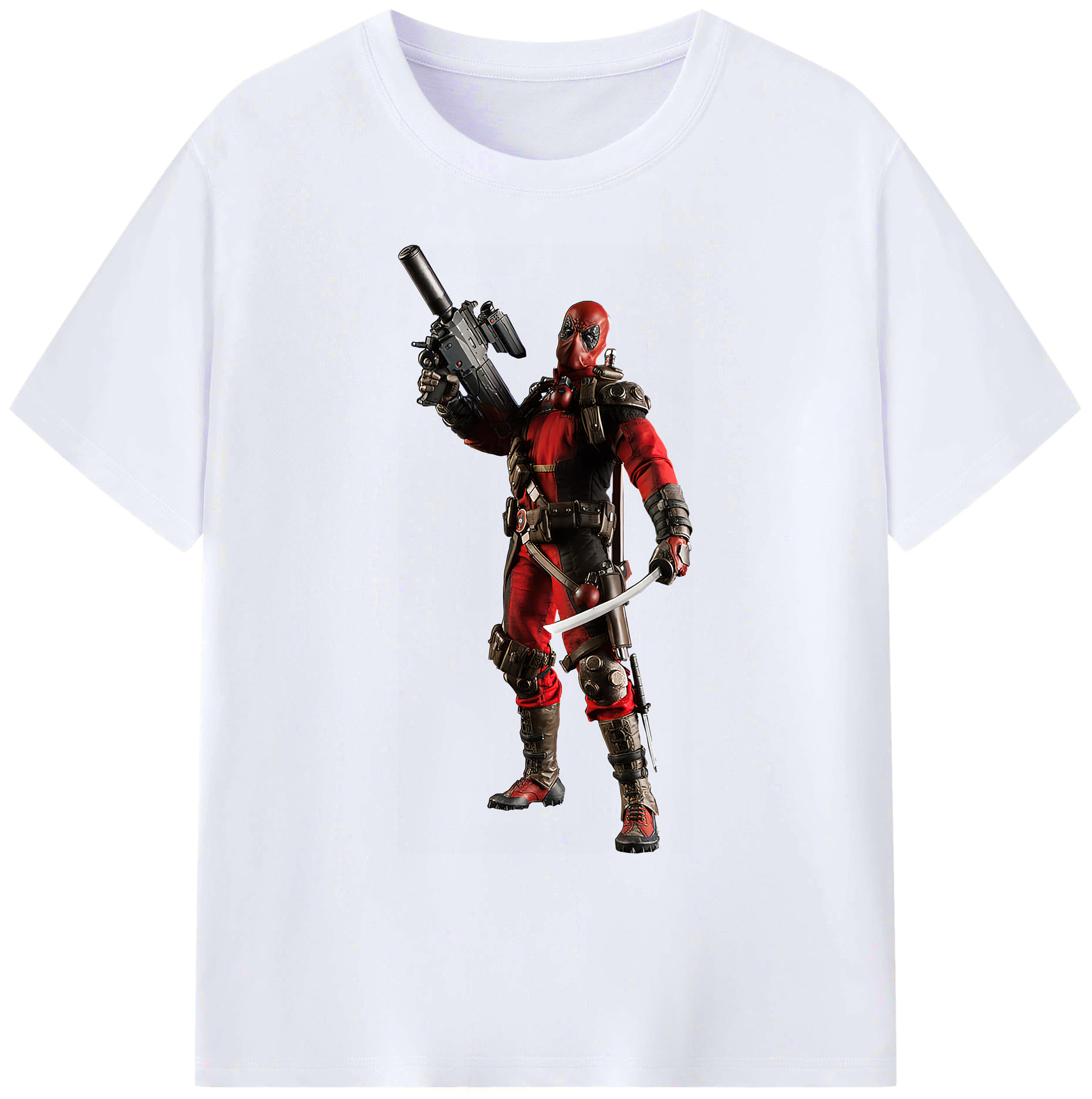 （画像用） Deadpool デッドプール 綿100％ メンズ半袖Tシャツ｜肌触りやわらか＆通気性