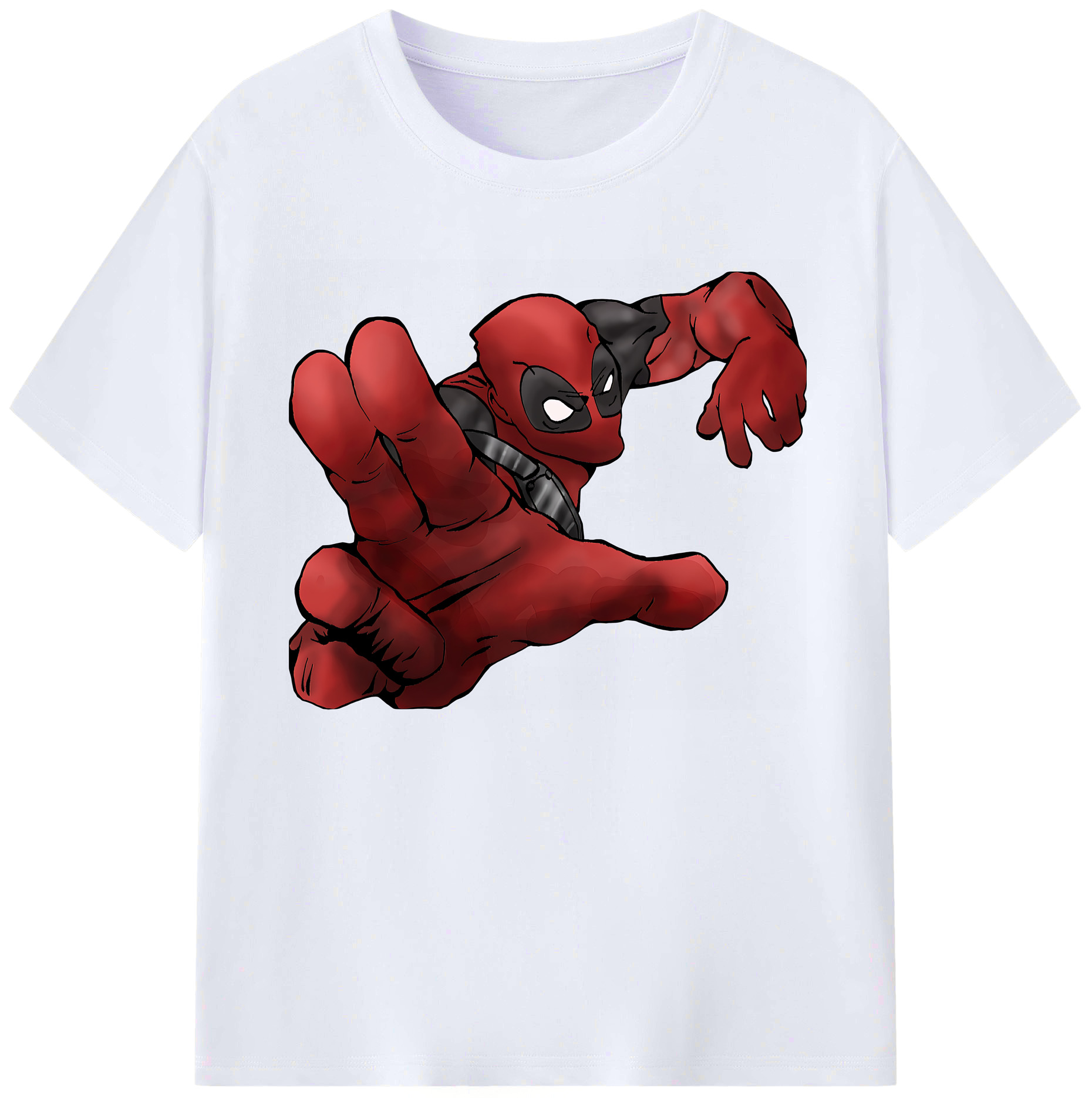 （画像用） Deadpool デッドプール 綿100％ メンズ半袖Tシャツ｜肌触りやわらか＆通気性