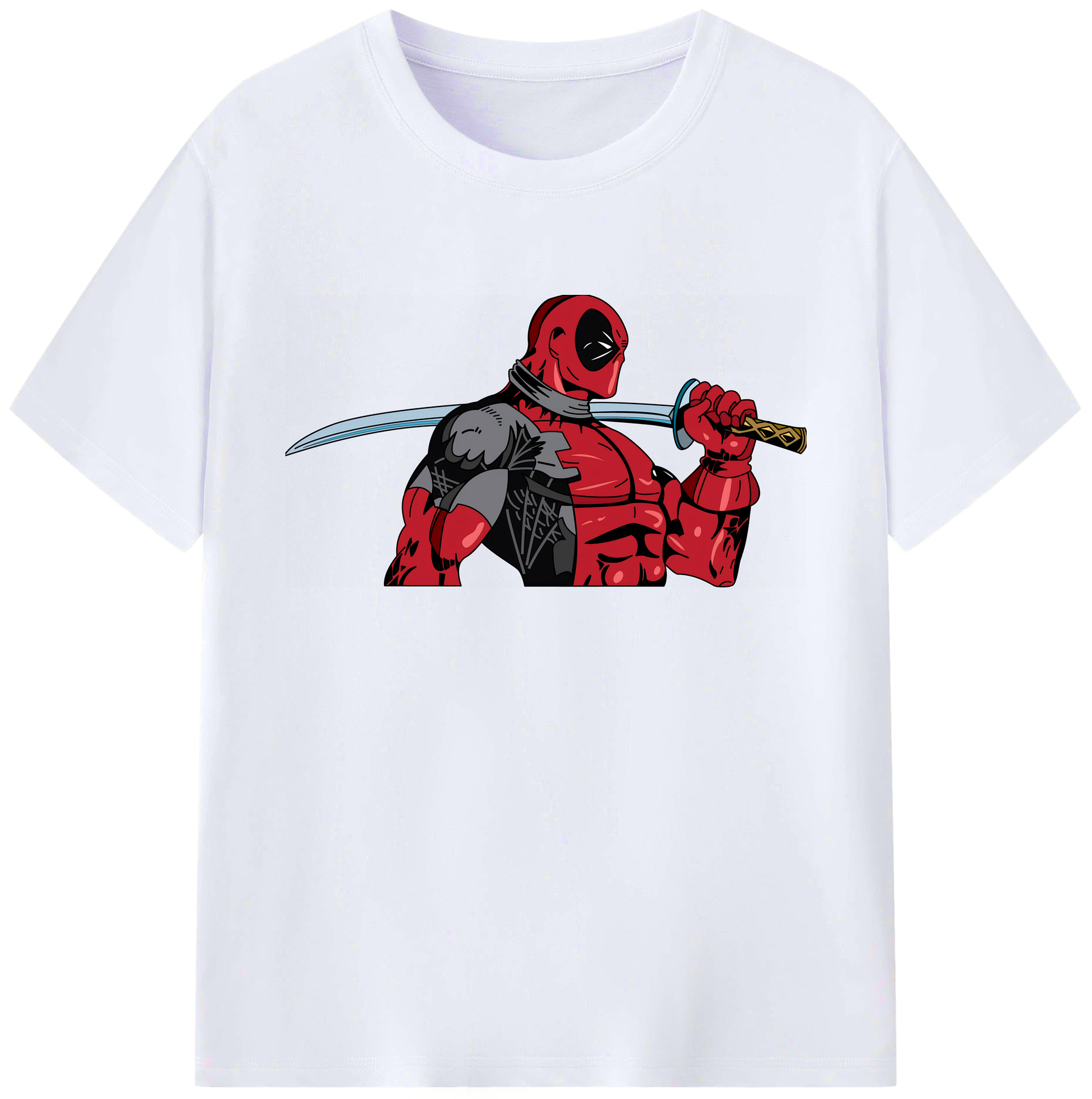 （画像用） Deadpool デッドプール 綿100％ メンズ半袖Tシャツ｜肌触りやわらか＆通気性