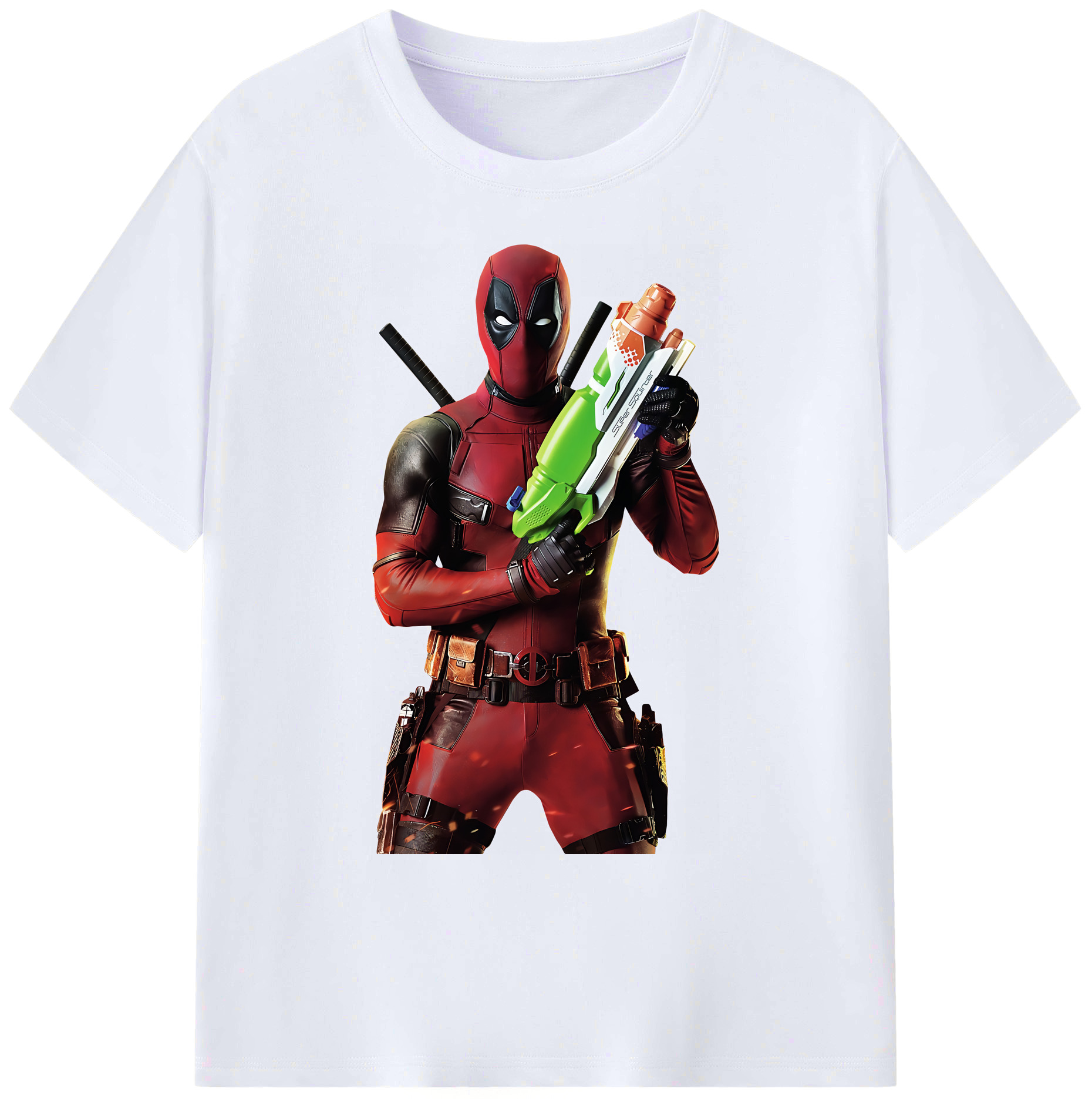 （画像用） Deadpool デッドプール 綿100％ メンズ半袖Tシャツ｜肌触りやわらか＆通気性