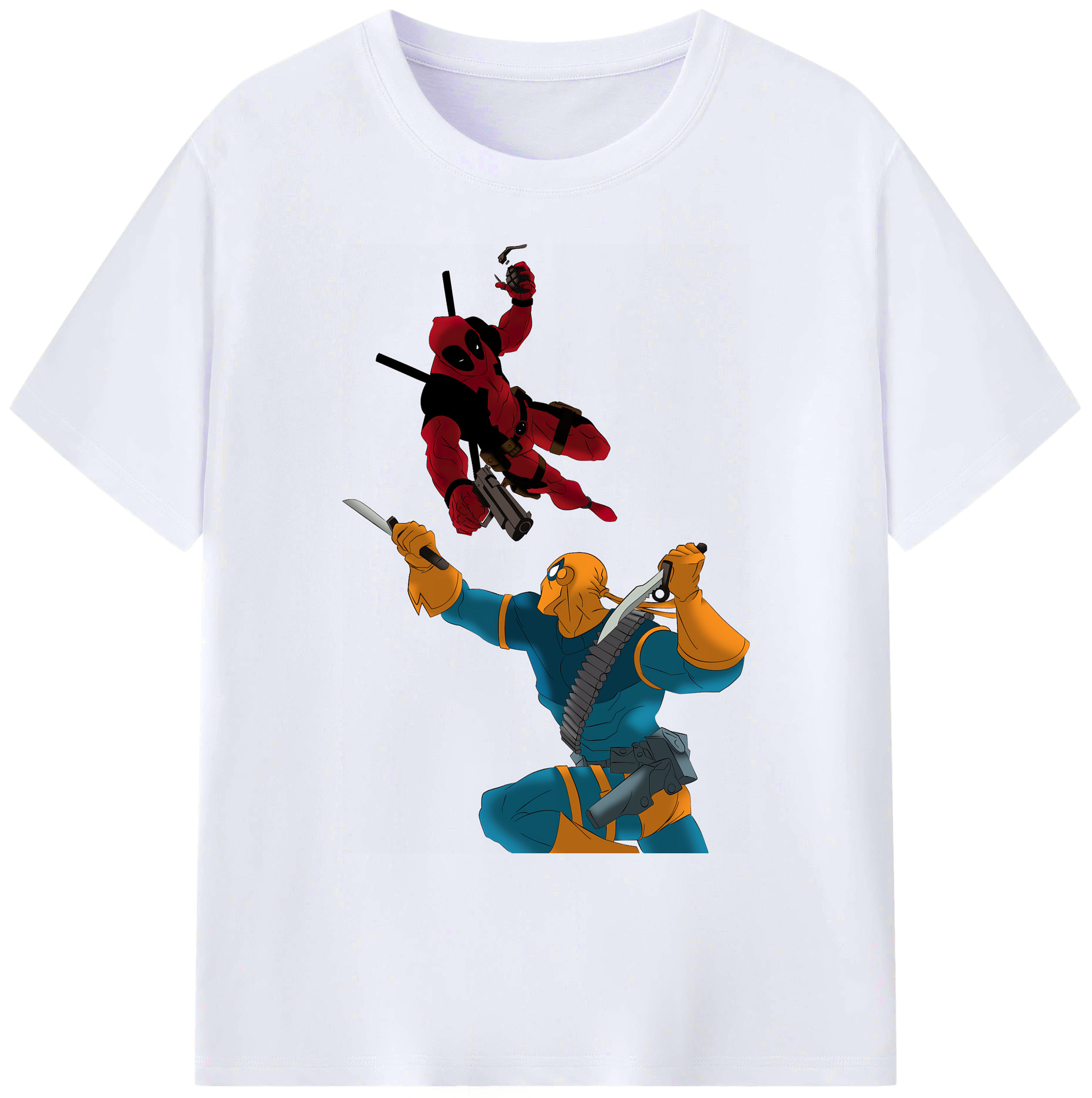 （画像用） Deadpool デッドプール 綿100％ メンズ半袖Tシャツ｜肌触りやわらか＆通気性