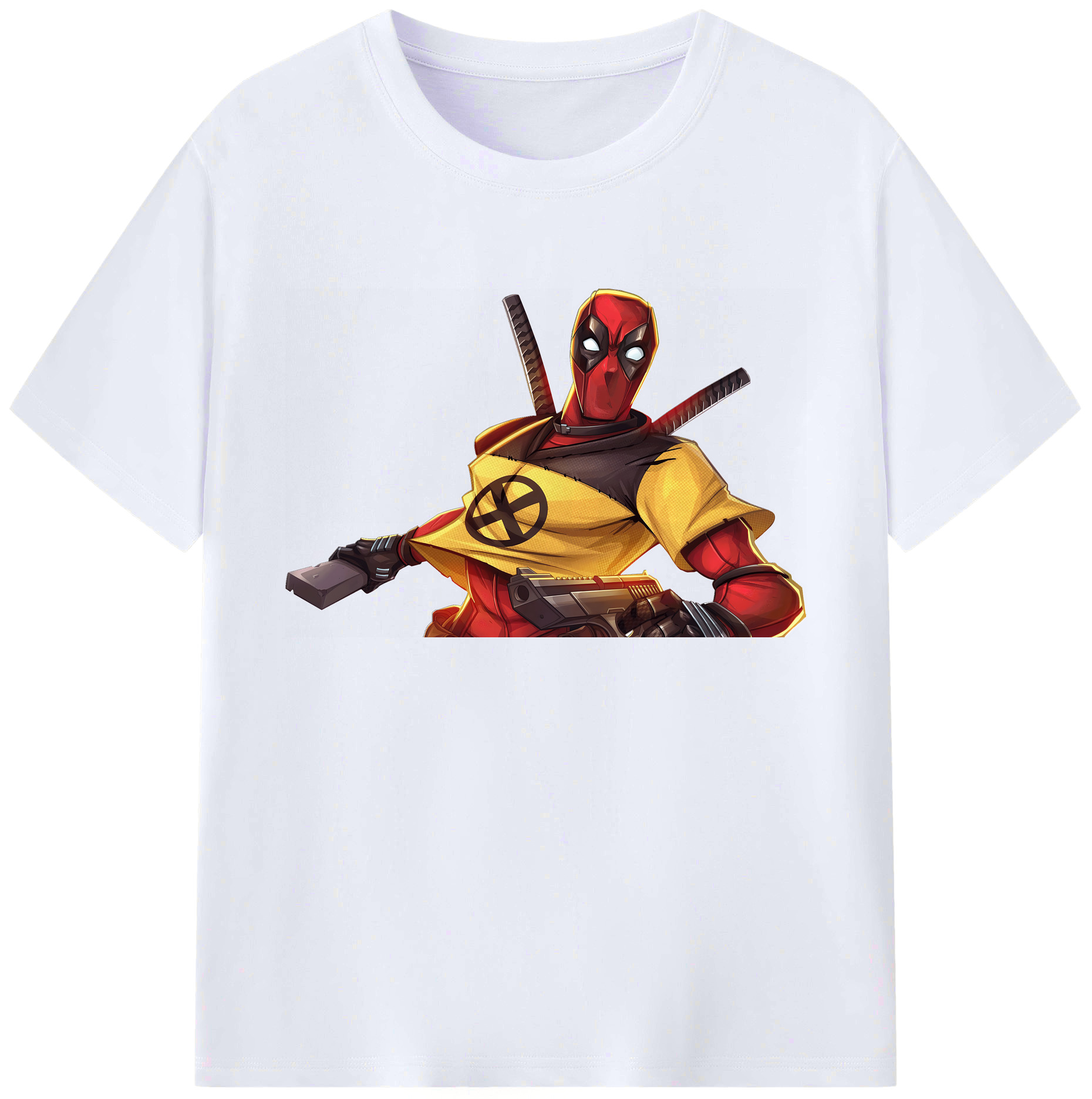 （画像用） Deadpool デッドプール 綿100％ メンズ半袖Tシャツ｜肌触りやわらか＆通気性