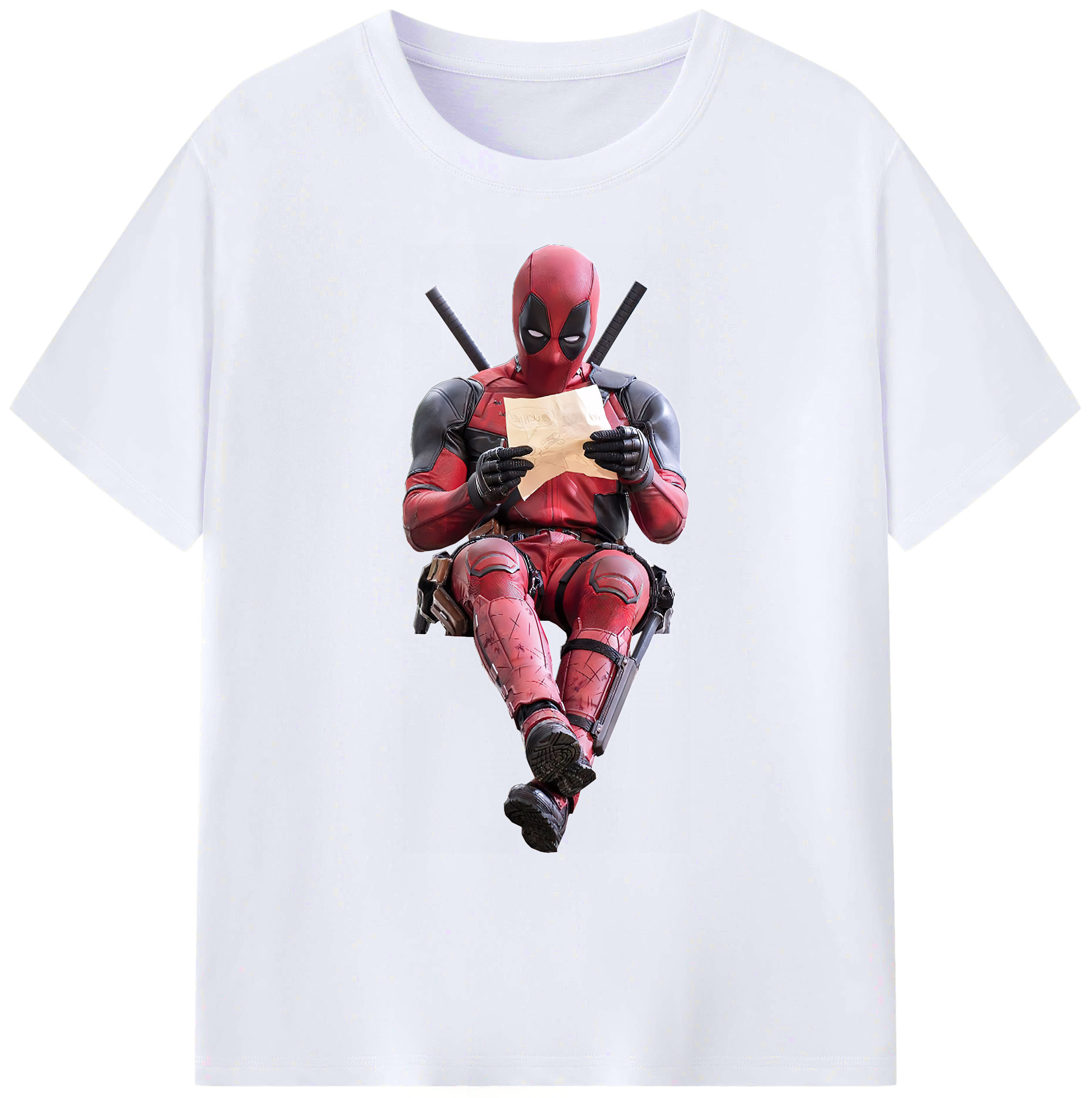 （画像用） Deadpool デッドプール 綿100％ メンズ半袖Tシャツ｜肌触りやわらか＆通気性