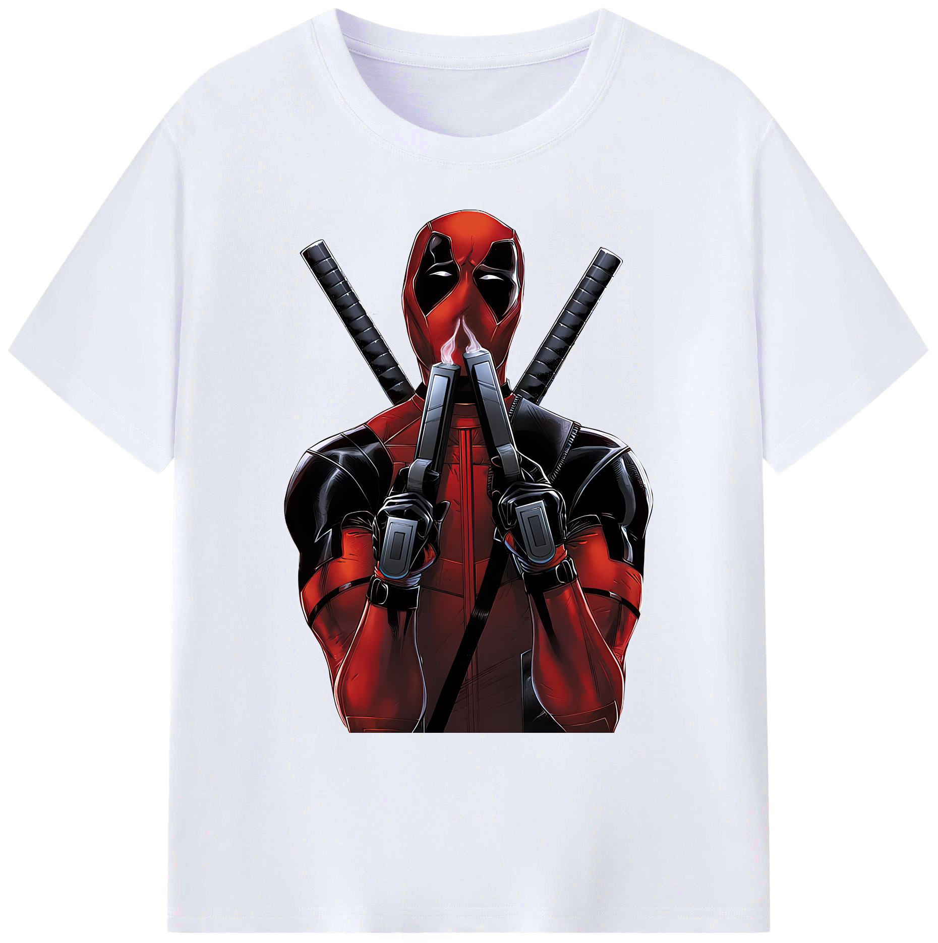 （画像用） Deadpool デッドプール 綿100％ メンズ半袖Tシャツ｜肌触りやわらか＆通気性