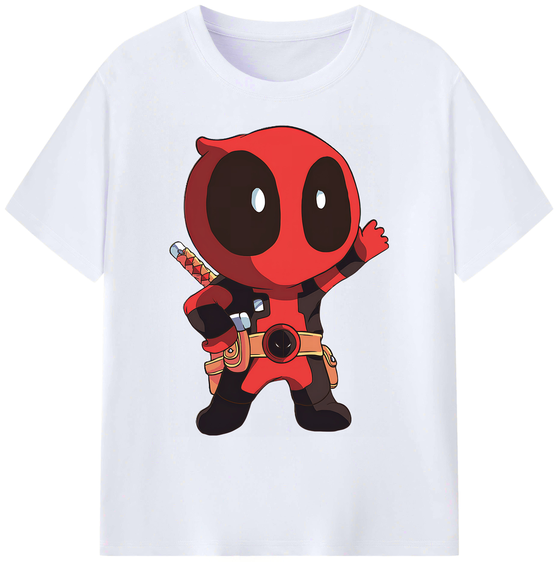 （画像用） Deadpool デッドプール 綿100％ メンズ半袖Tシャツ｜肌触りやわらか＆通気性
