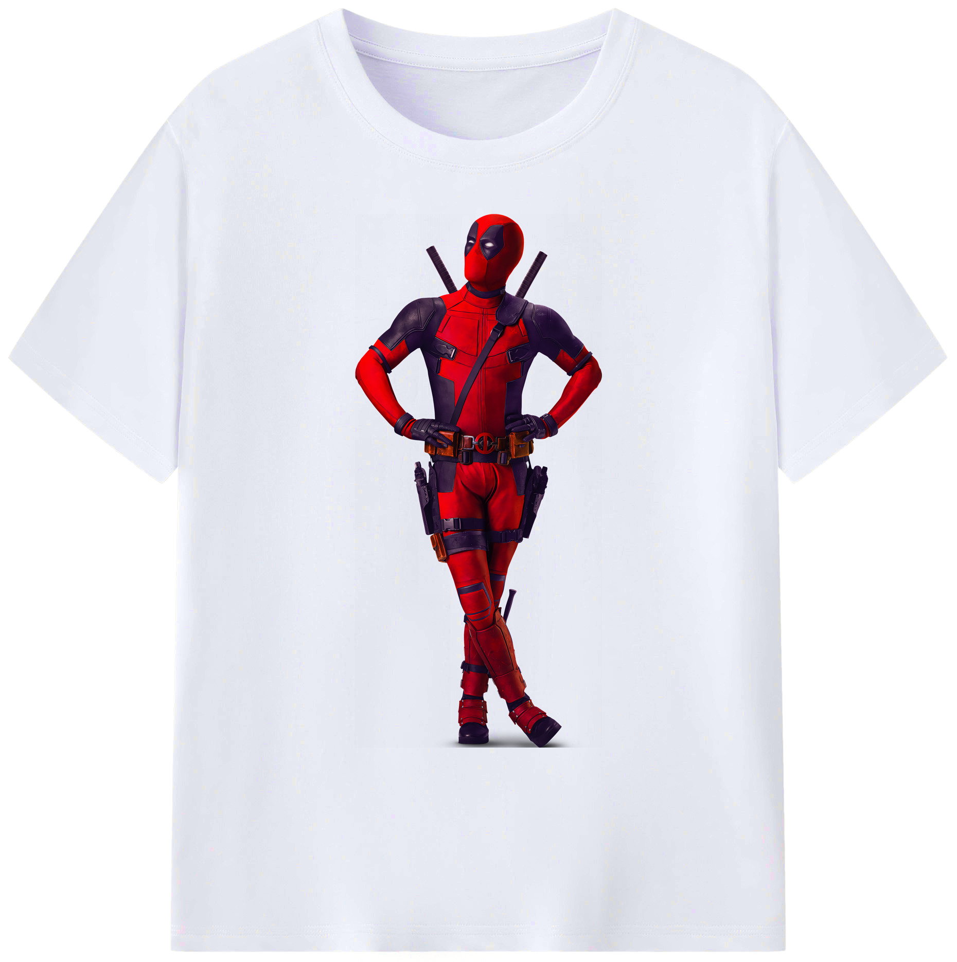 （画像用） Deadpool デッドプール 綿100％ メンズ半袖Tシャツ｜肌触りやわらか＆通気性