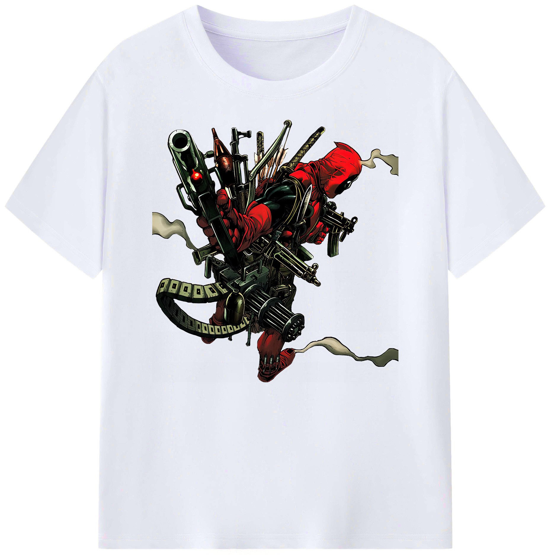 （画像用） Deadpool デッドプール 綿100％ メンズ半袖Tシャツ｜肌触りやわらか＆通気性