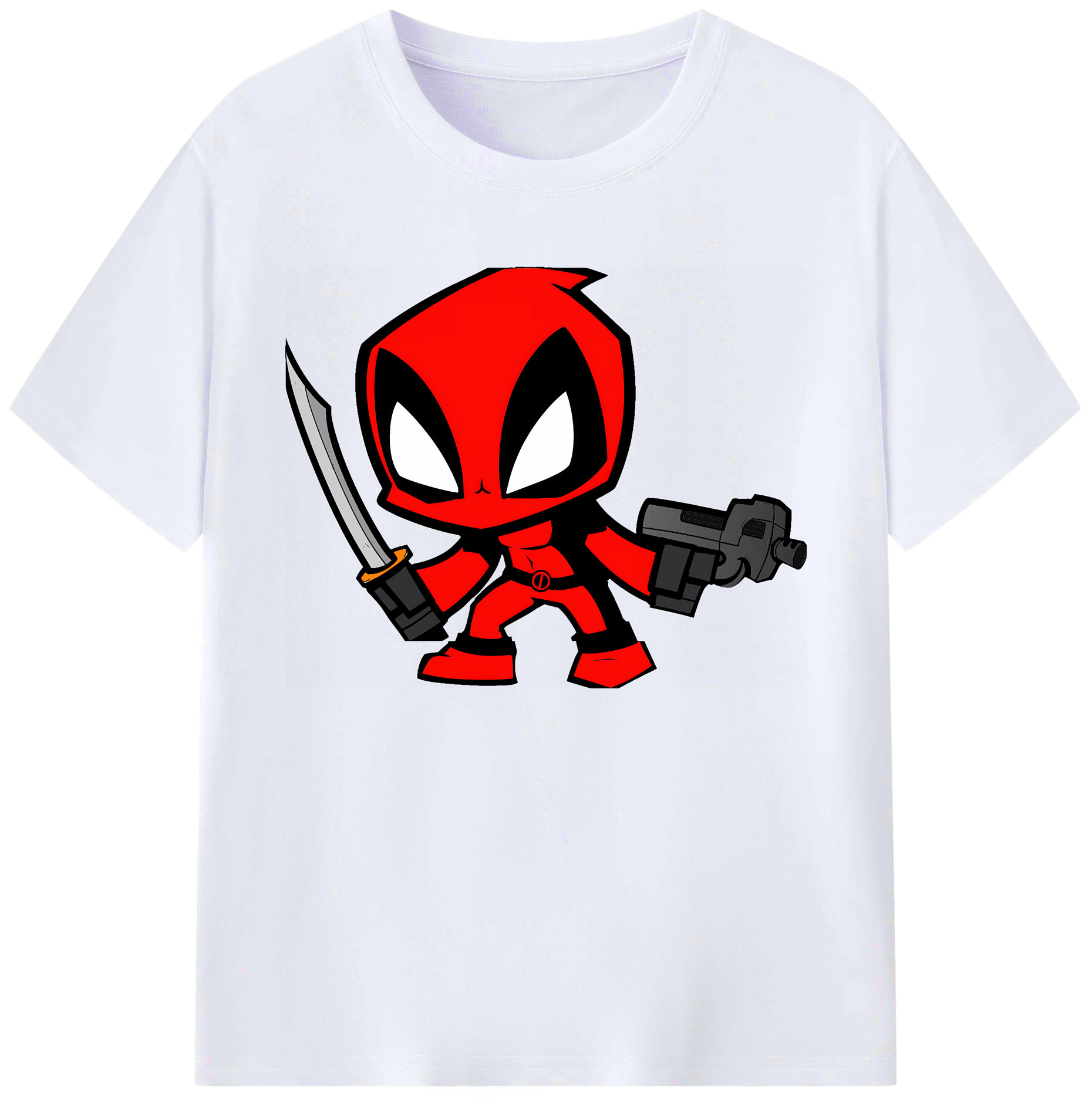 （画像用） Deadpool デッドプール 綿100％ メンズ半袖Tシャツ｜肌触りやわらか＆通気性