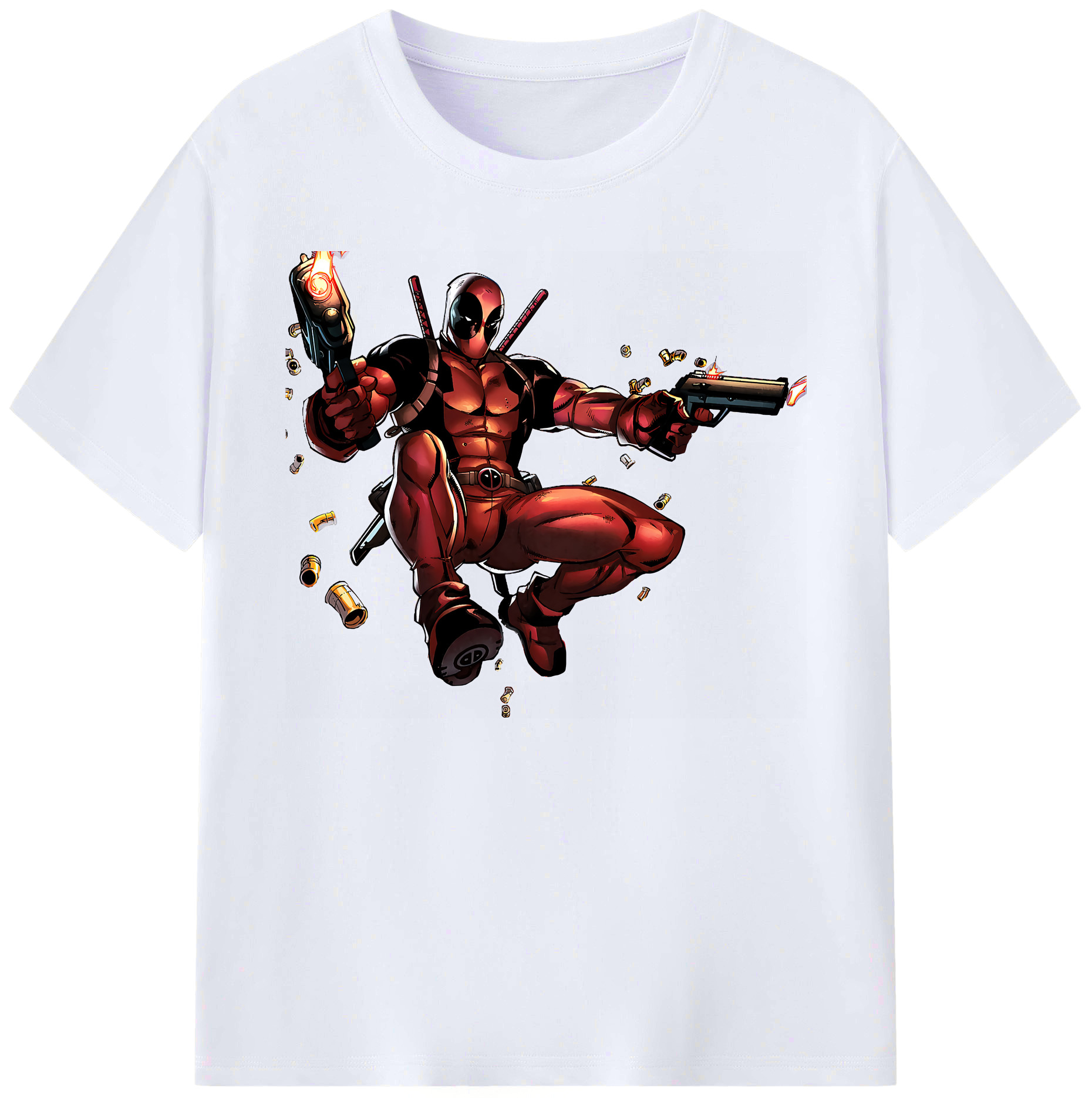 （画像用） Deadpool デッドプール 綿100％ メンズ半袖Tシャツ｜肌触りやわらか＆通気性