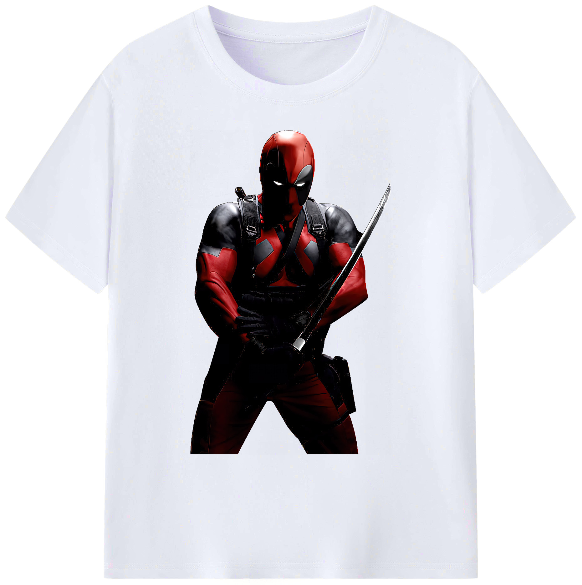（画像用） Deadpool デッドプール 綿100％ メンズ半袖Tシャツ｜肌触りやわらか＆通気性