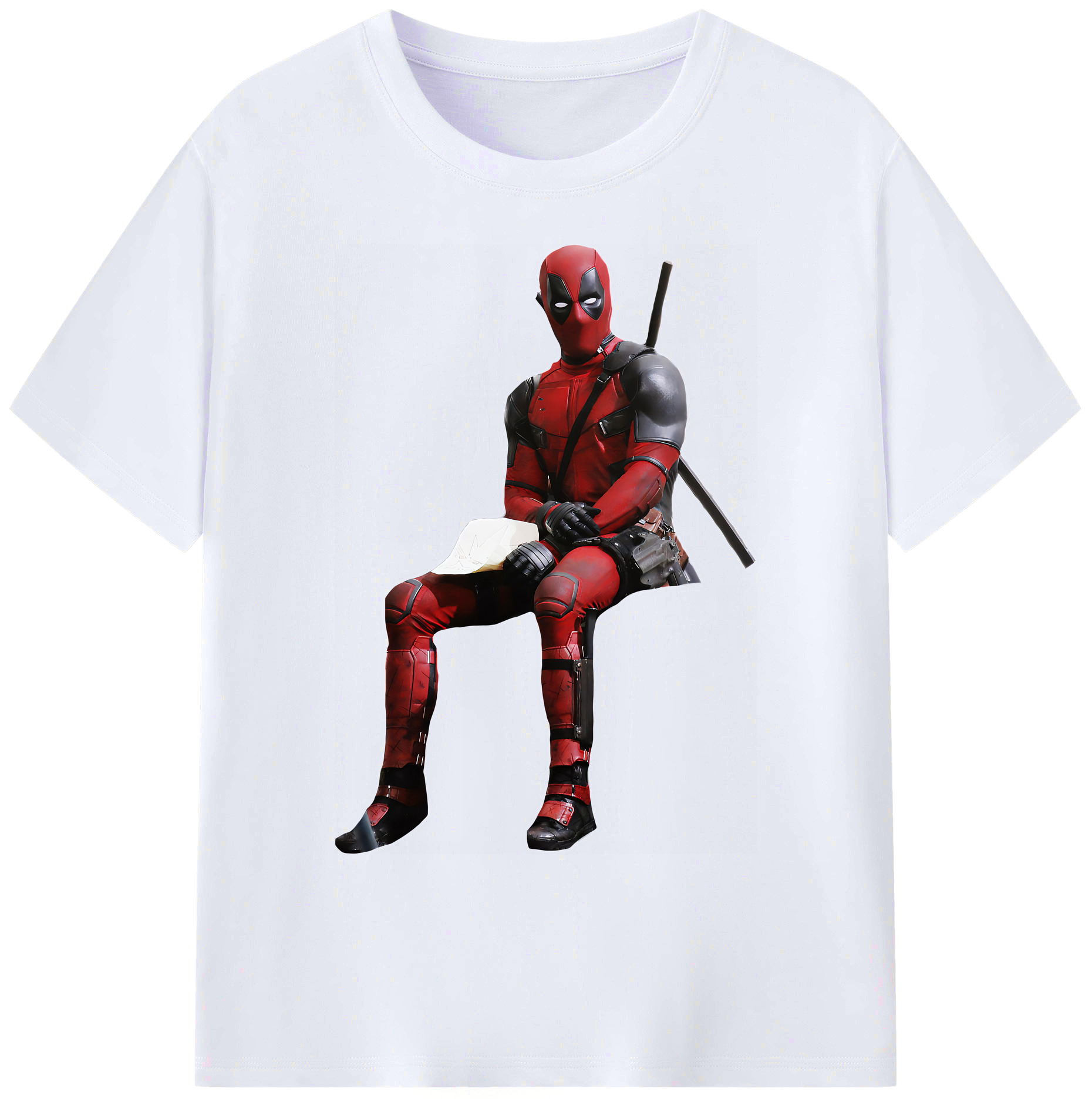 （画像用） Deadpool デッドプール 綿100％ メンズ半袖Tシャツ｜肌触りやわらか＆通気性