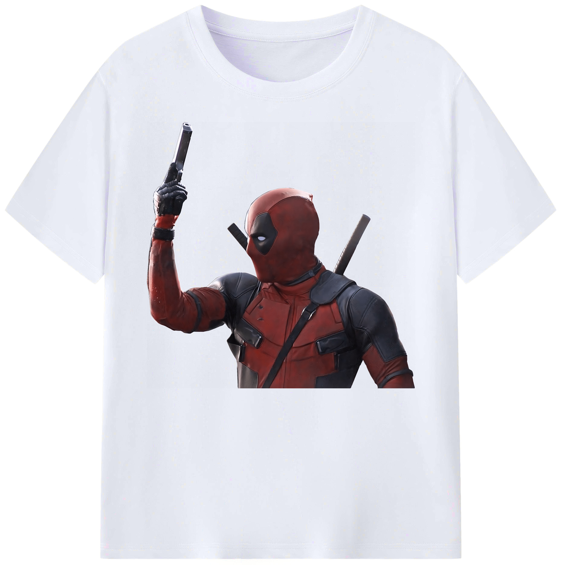 （画像用） Deadpool デッドプール 綿100％ メンズ半袖Tシャツ｜肌触りやわらか＆通気性