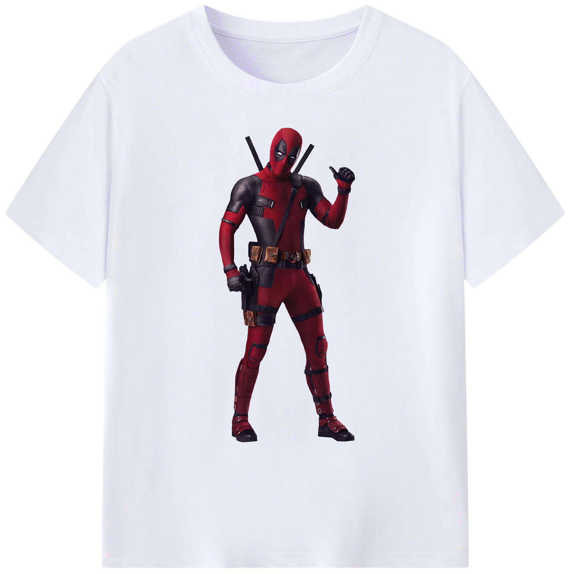 （画像用） Deadpool デッドプール 綿100％ メンズ半袖Tシャツ｜肌触りやわらか＆通気性
