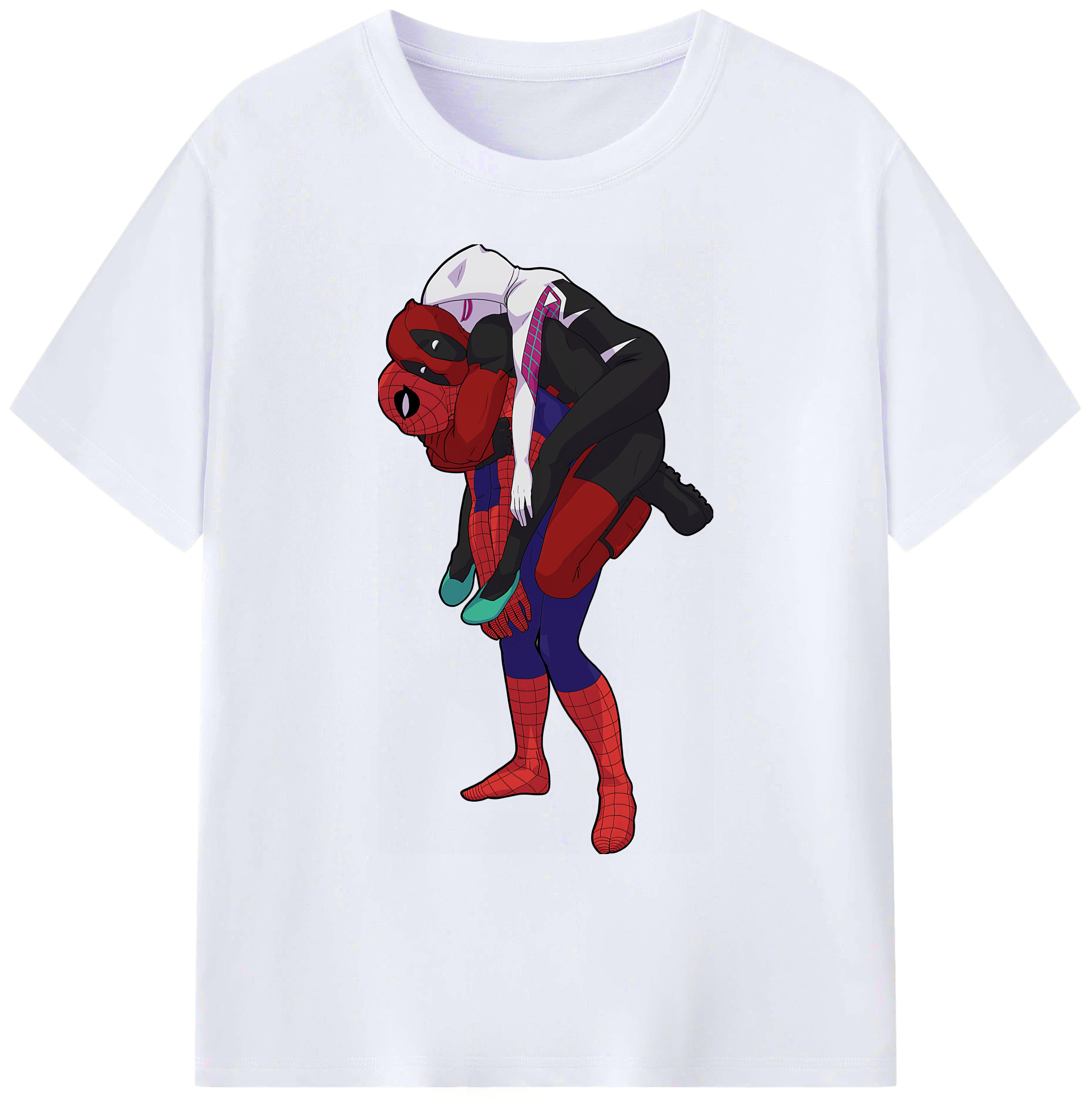 （画像用） Deadpool デッドプール 綿100％ メンズ半袖Tシャツ｜肌触りやわらか＆通気性
