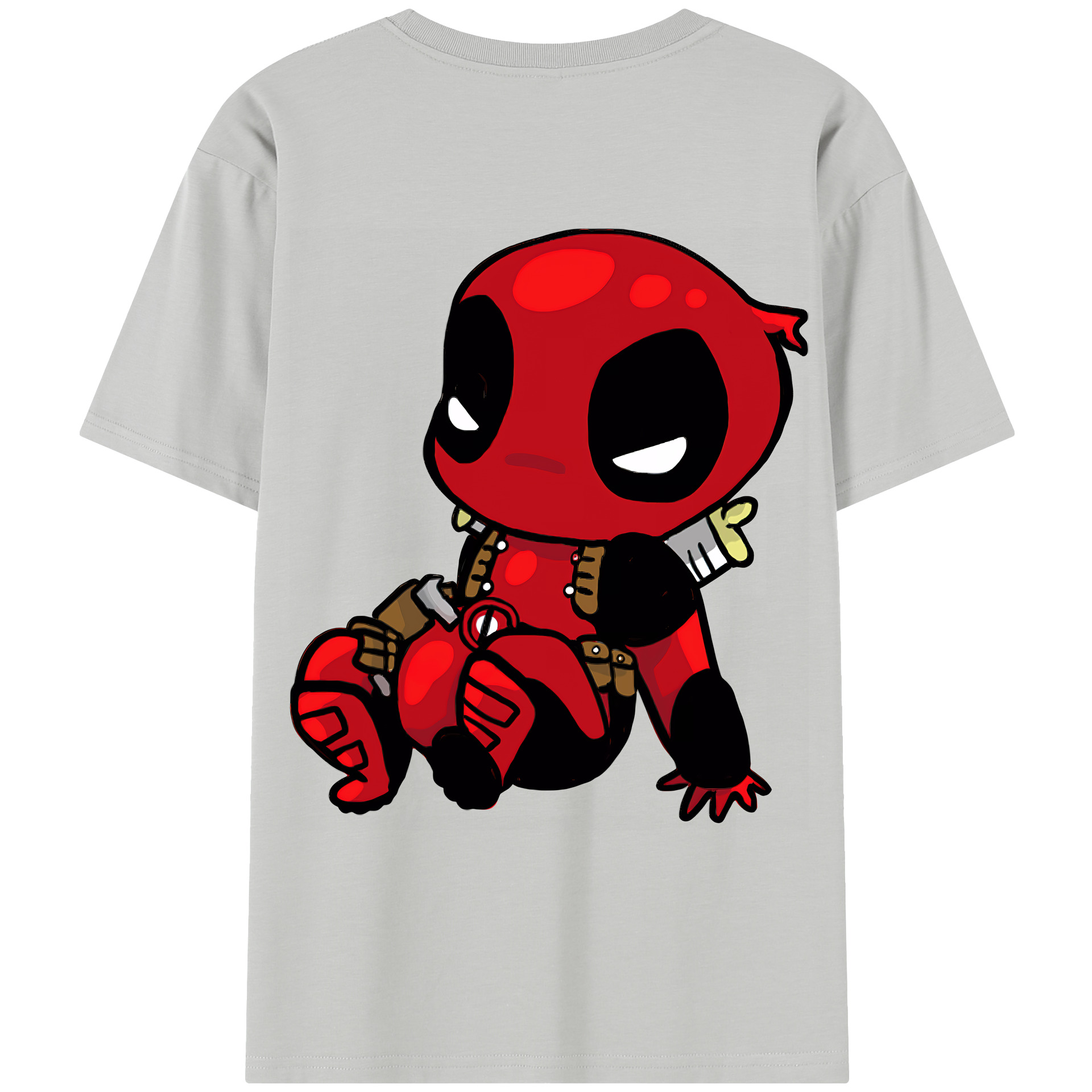 （画像用） Deadpool デッドプール レディース半袖Tシャツ(バックプリント)
