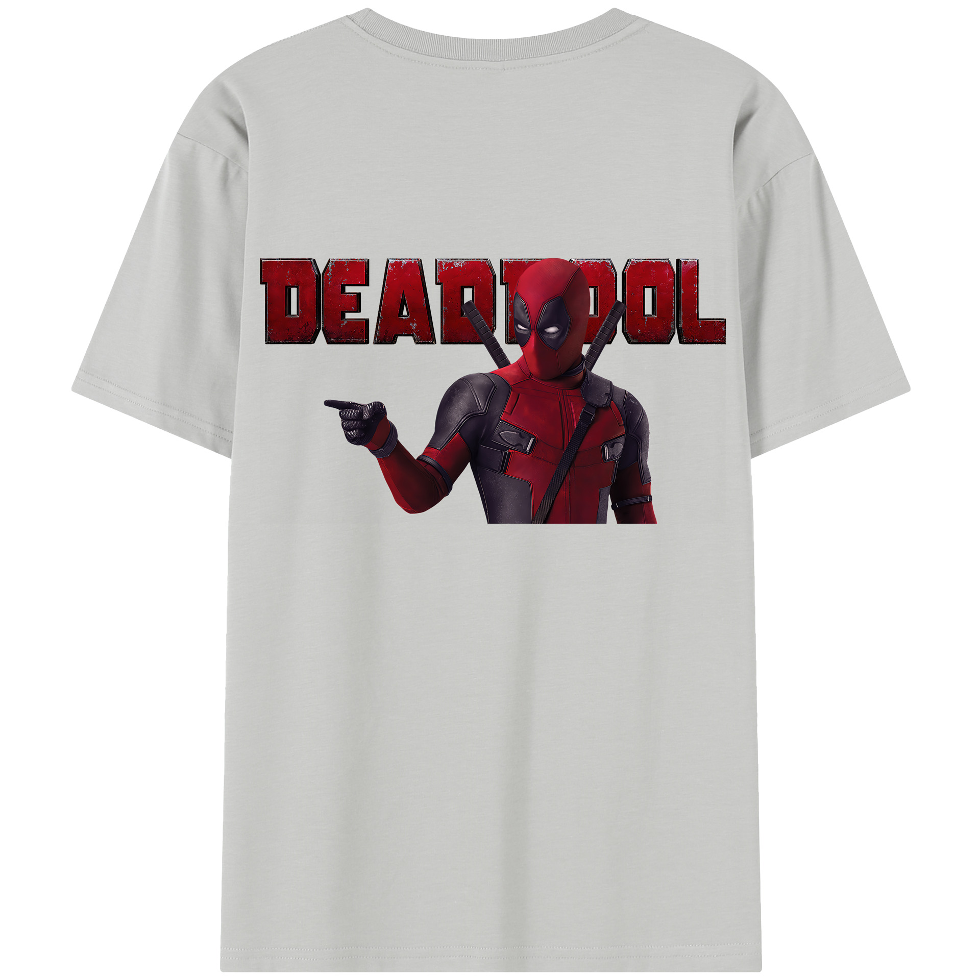 （画像用） Deadpool デッドプール レディース半袖Tシャツ(バックプリント)