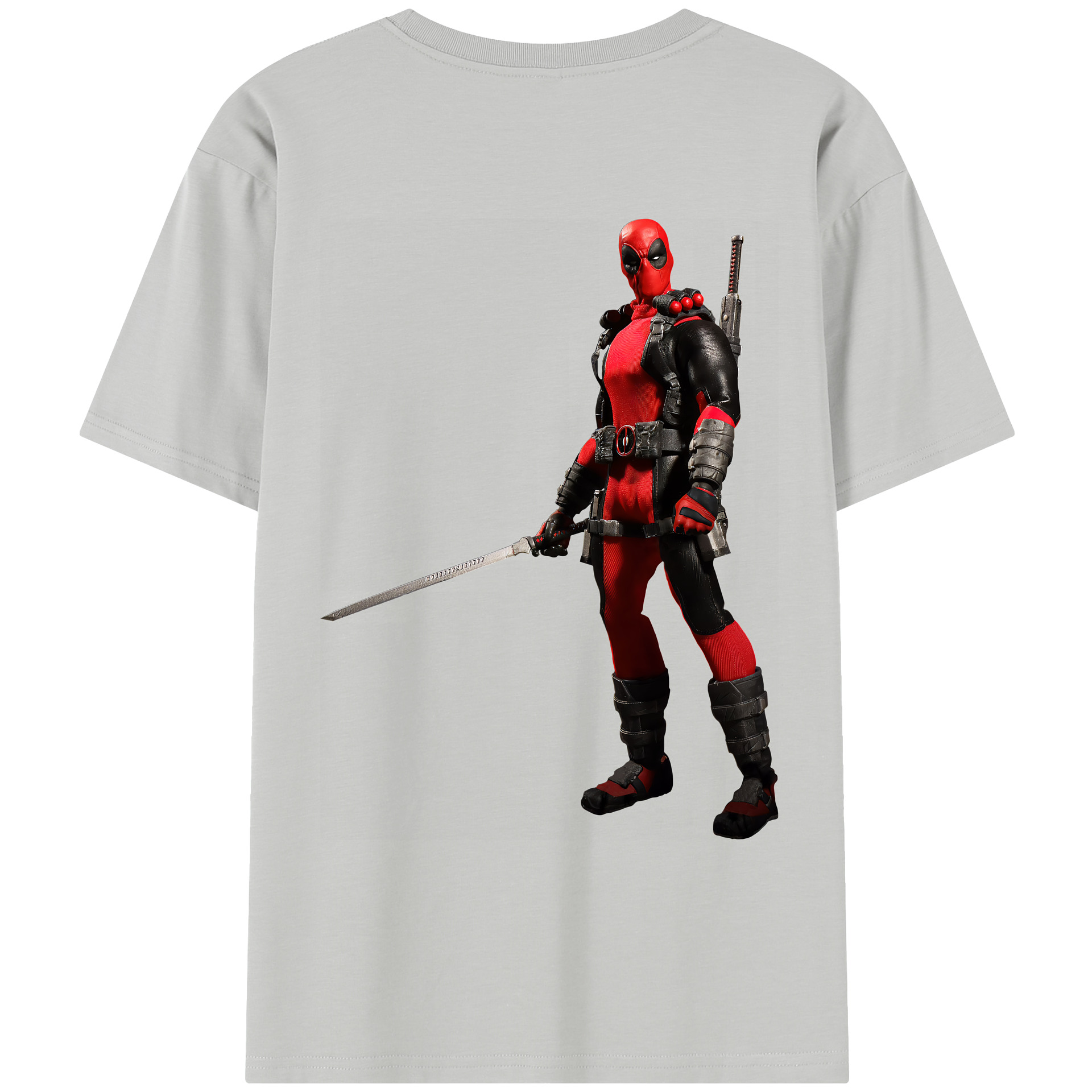 （画像用） Deadpool デッドプール レディース半袖Tシャツ(バックプリント)