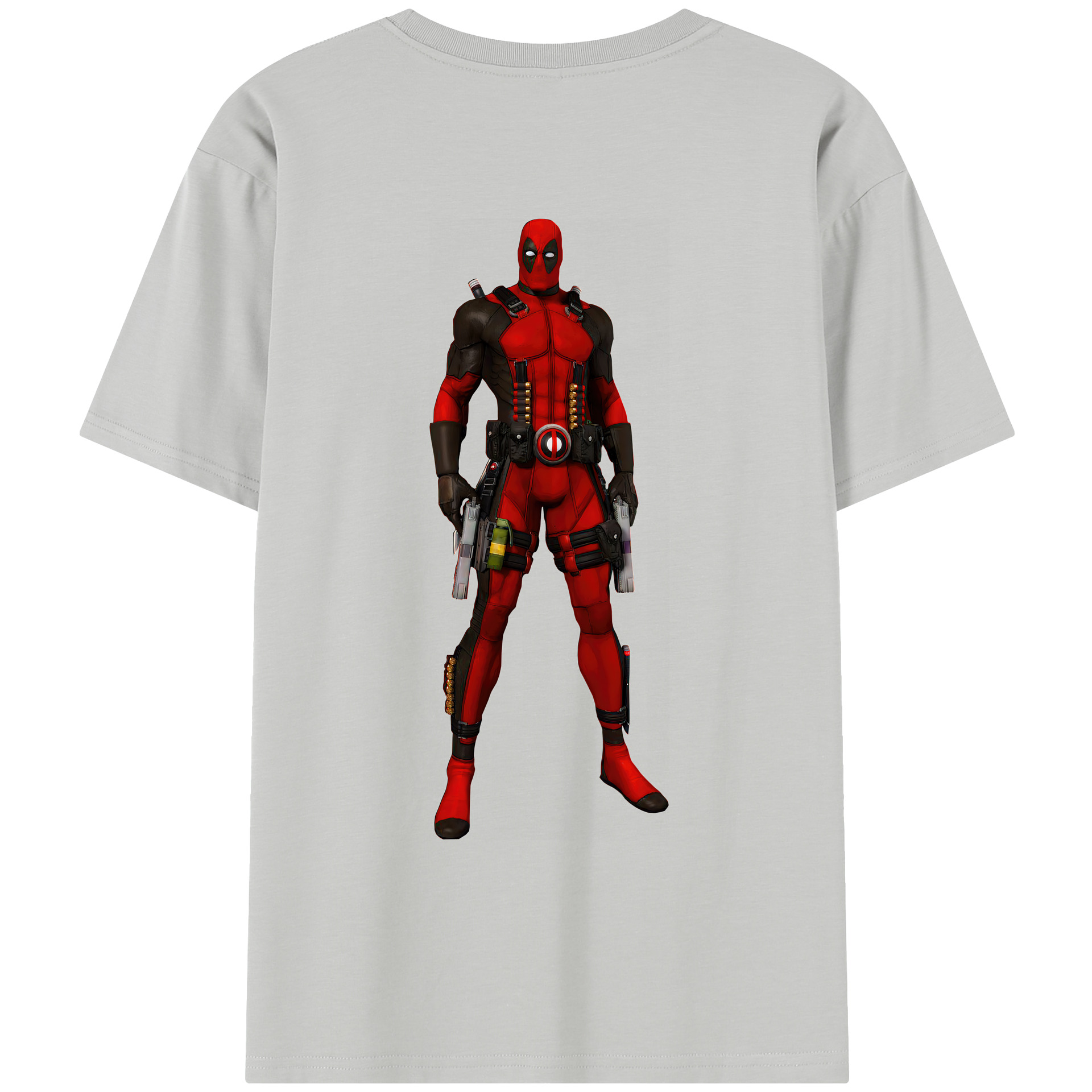 （画像用） Deadpool デッドプール レディース半袖Tシャツ(バックプリント)