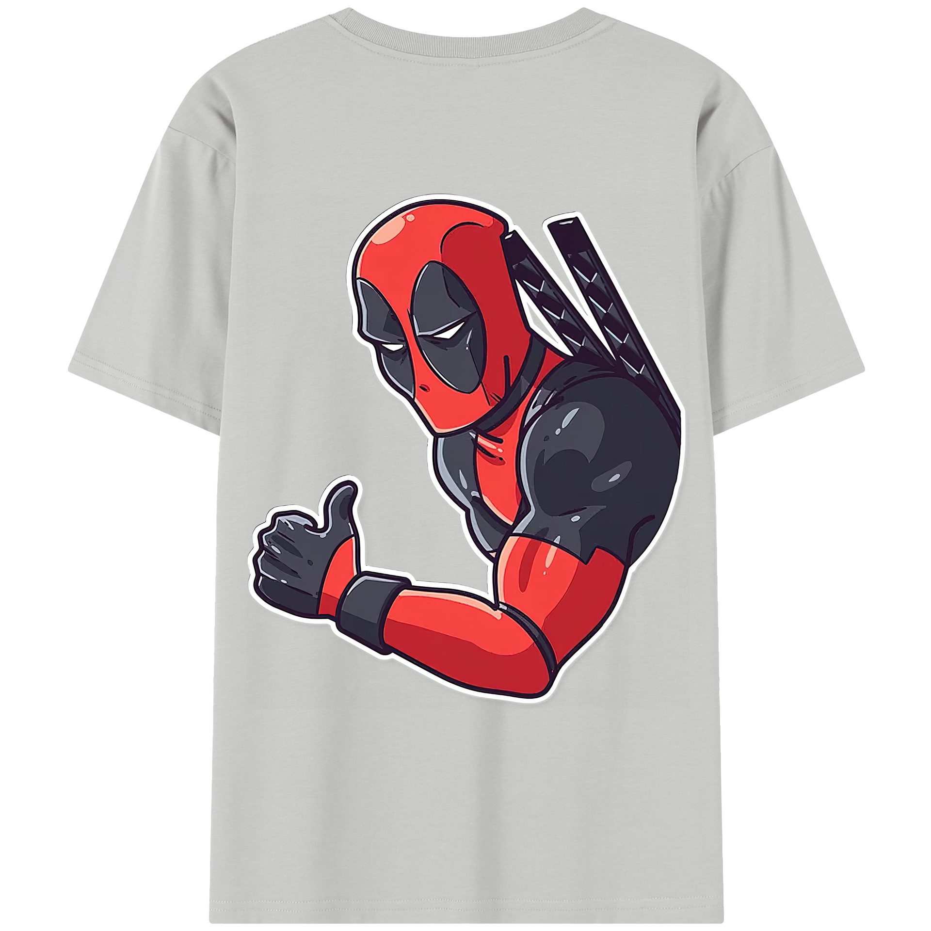 （画像用） Deadpool デッドプール レディース半袖Tシャツ(バックプリント)