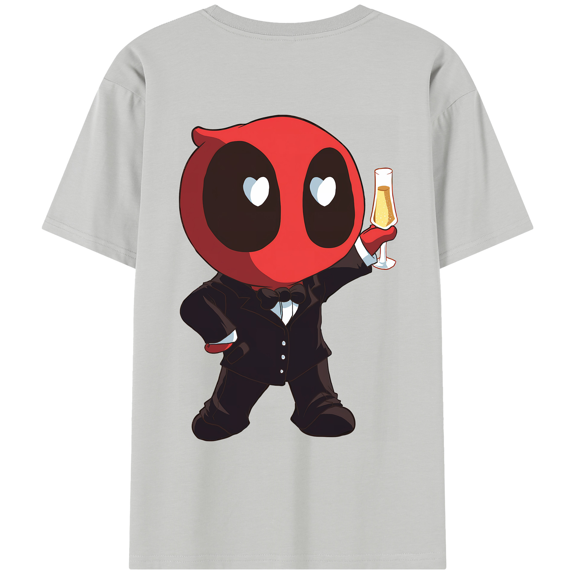 （画像用） Deadpool デッドプール レディース半袖Tシャツ(バックプリント)