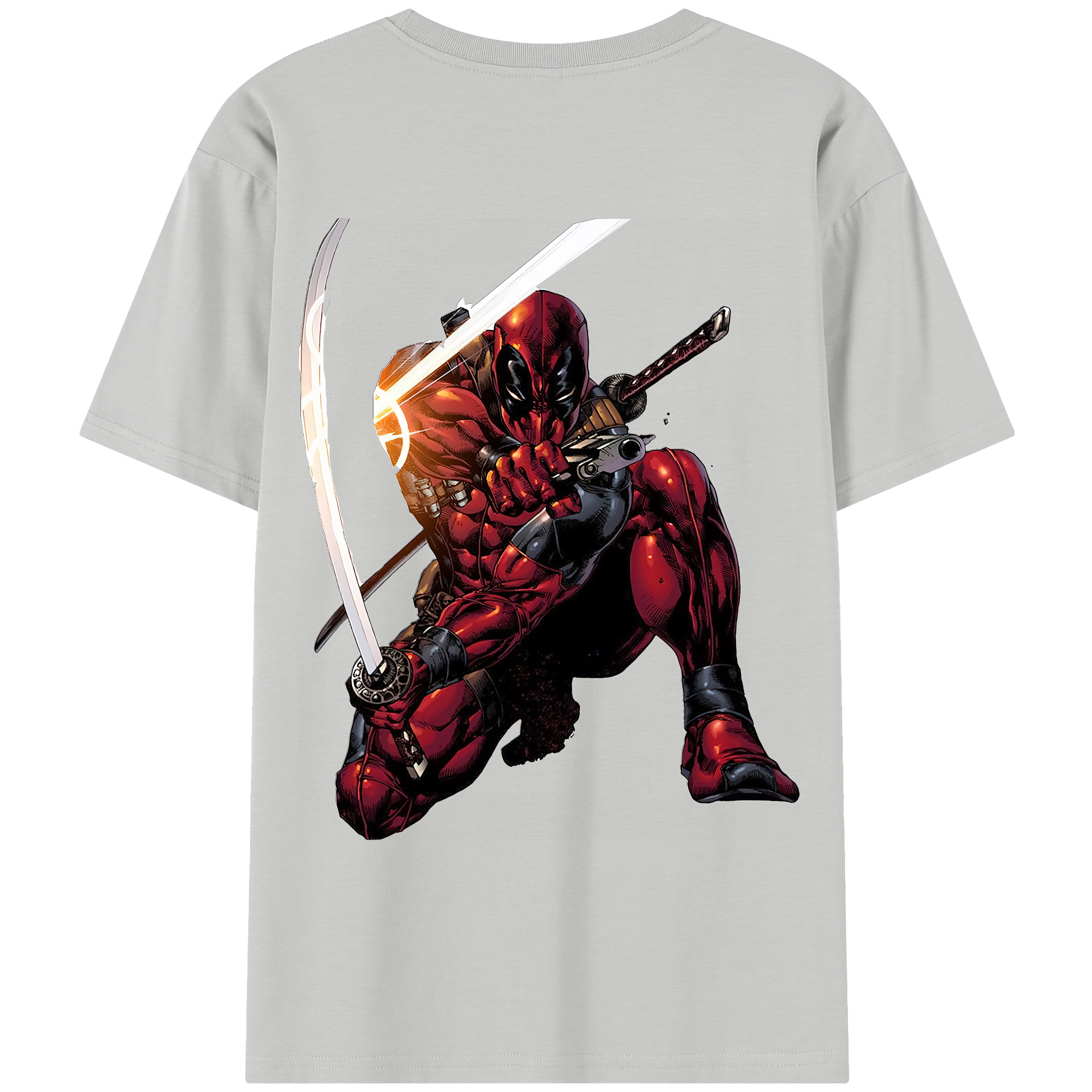 （画像用） Deadpool デッドプール レディース半袖Tシャツ(バックプリント)