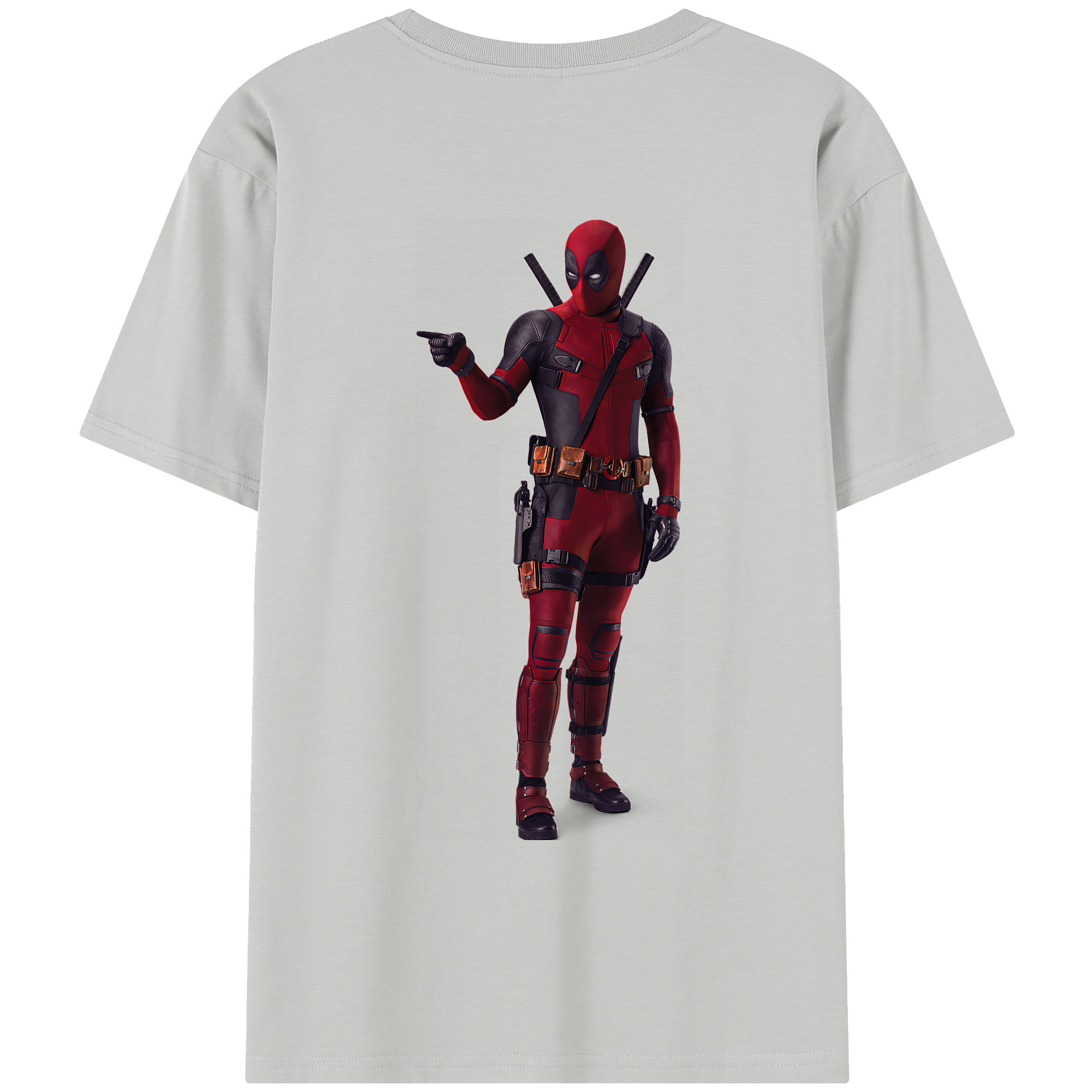 （画像用） Deadpool デッドプール レディース半袖Tシャツ(バックプリント)