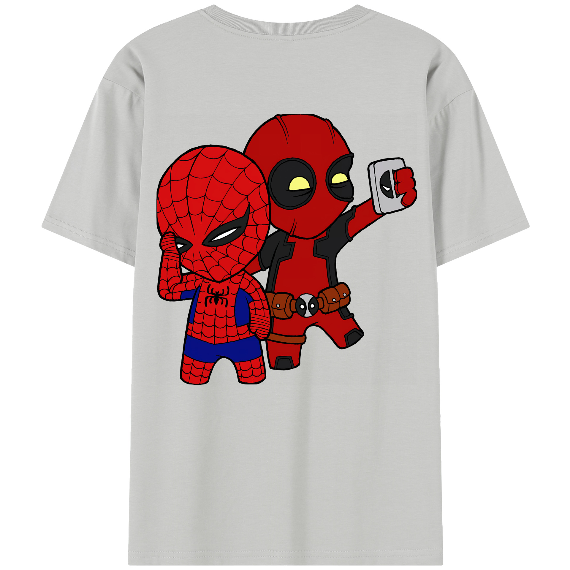 （画像用） Deadpool デッドプール レディース半袖Tシャツ(バックプリント)