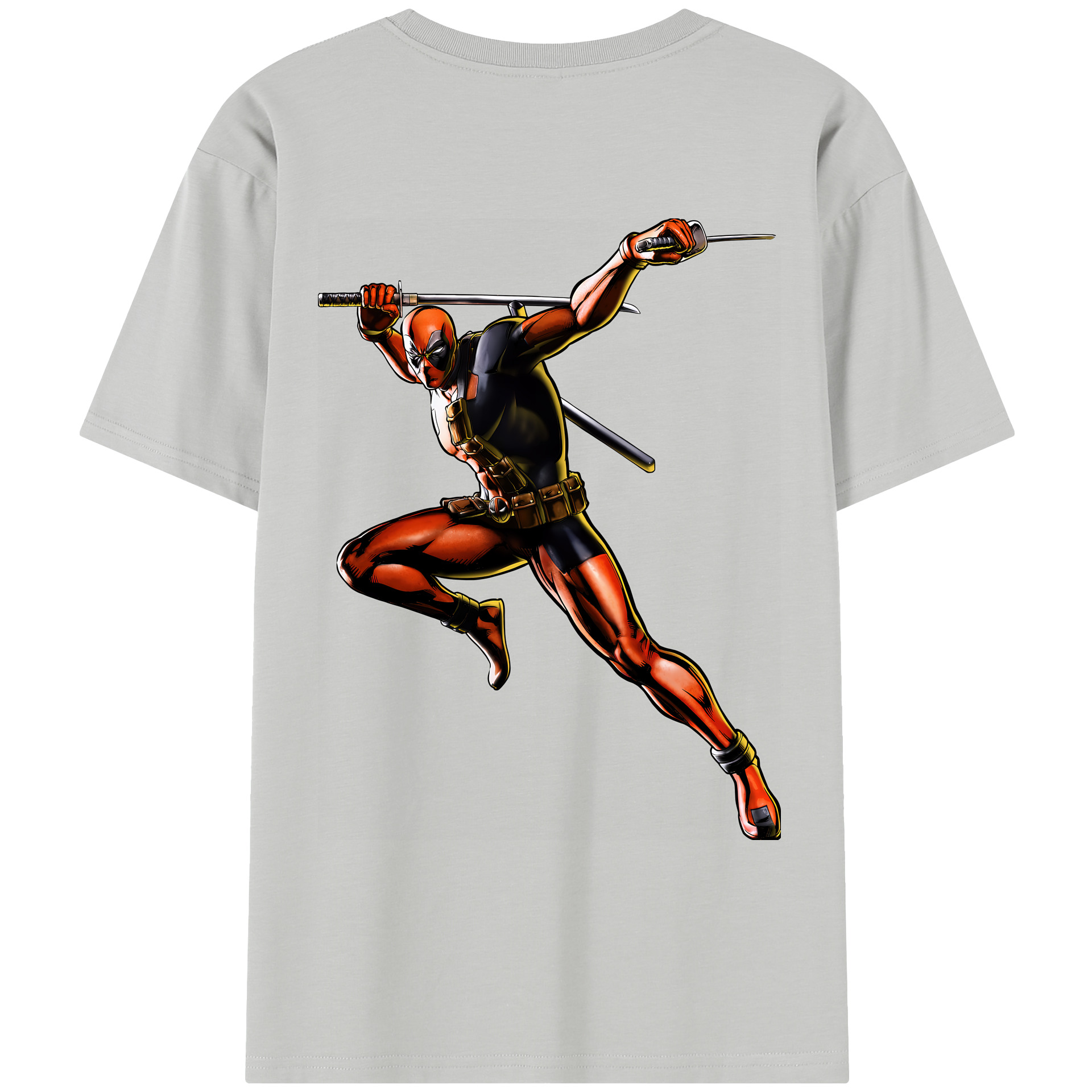 （画像用） Deadpool デッドプール レディース半袖Tシャツ(バックプリント)