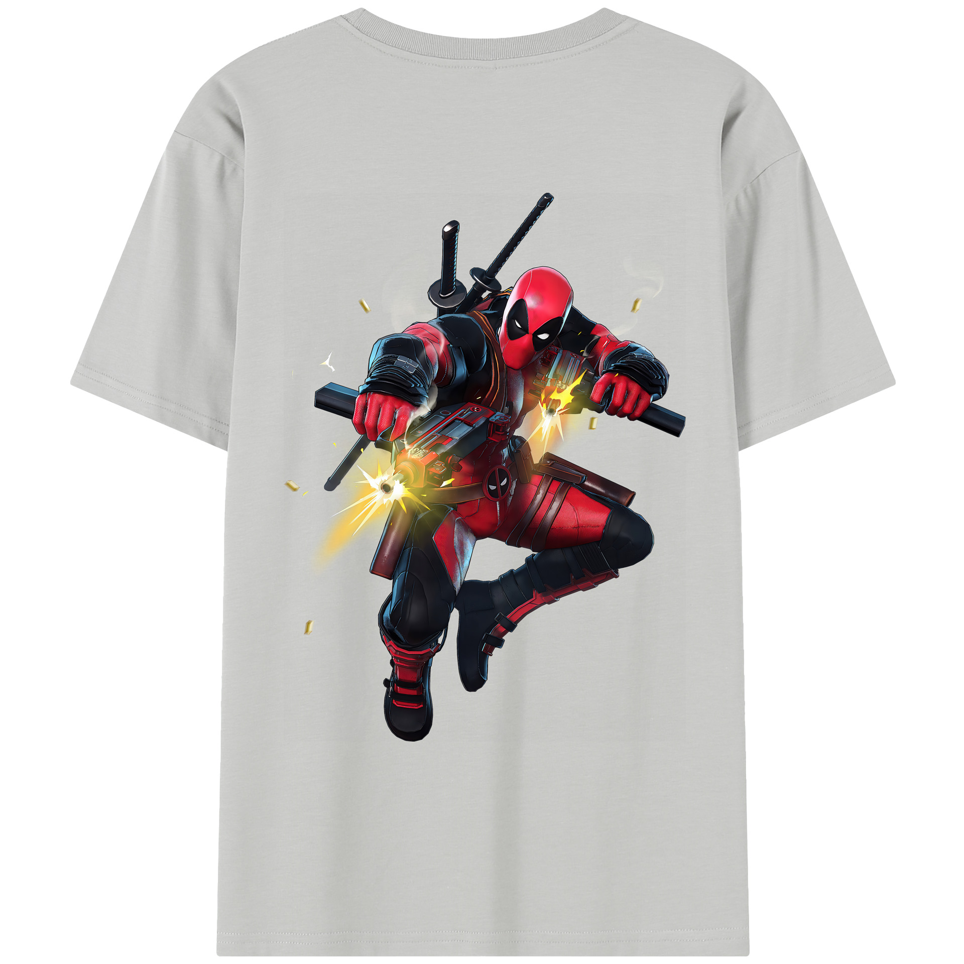 （画像用） Deadpool デッドプール レディース半袖Tシャツ(バックプリント)