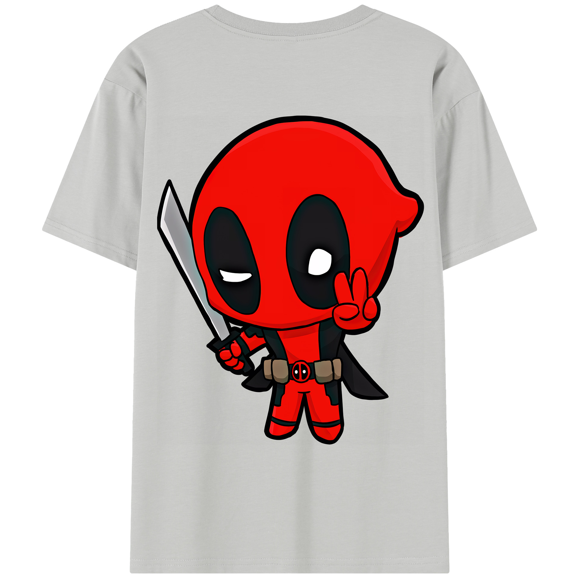 （画像用） Deadpool デッドプール レディース半袖Tシャツ(バックプリント)