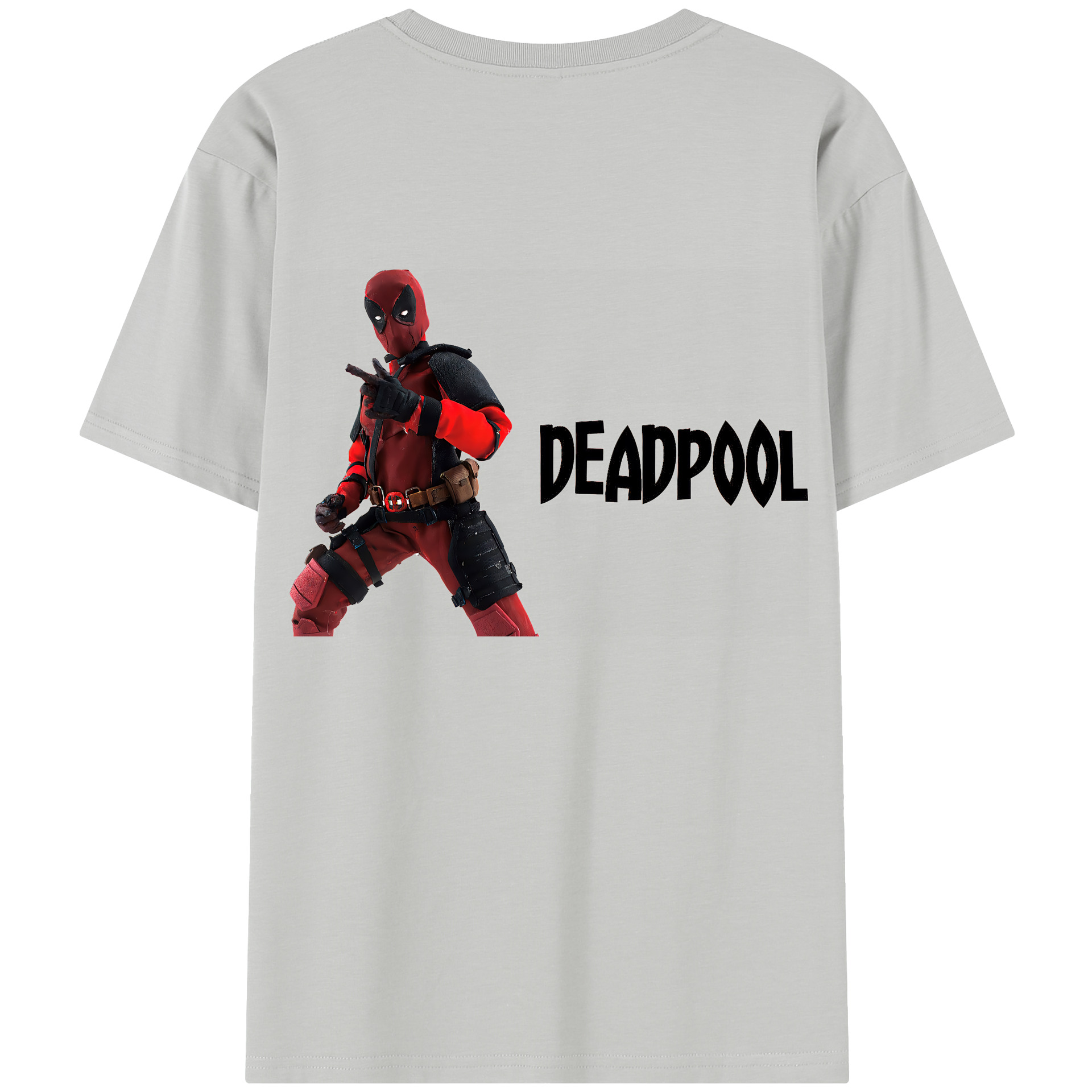 （画像用） Deadpool デッドプール レディース半袖Tシャツ(バックプリント)