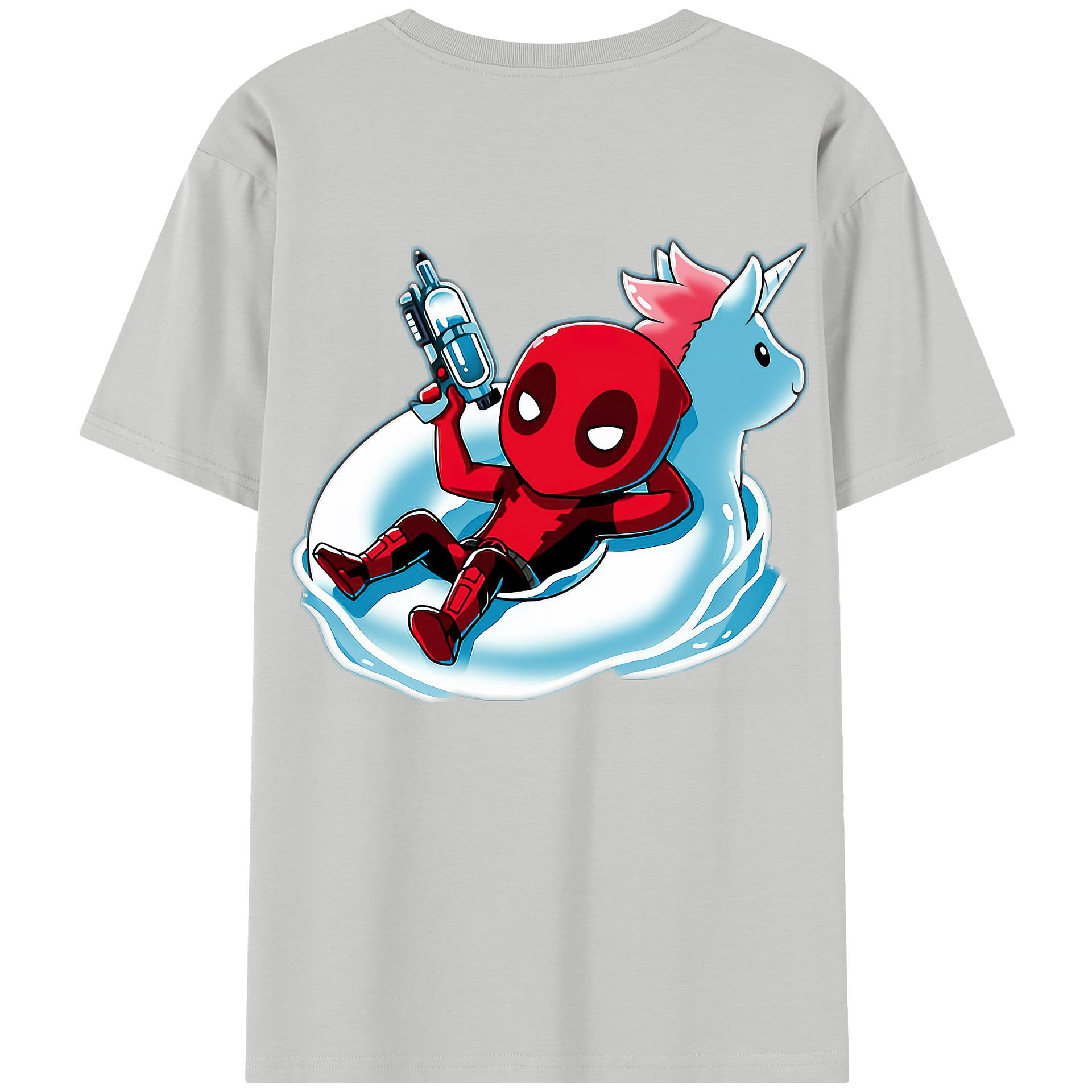 （画像用） Deadpool デッドプール レディース半袖Tシャツ(バックプリント)