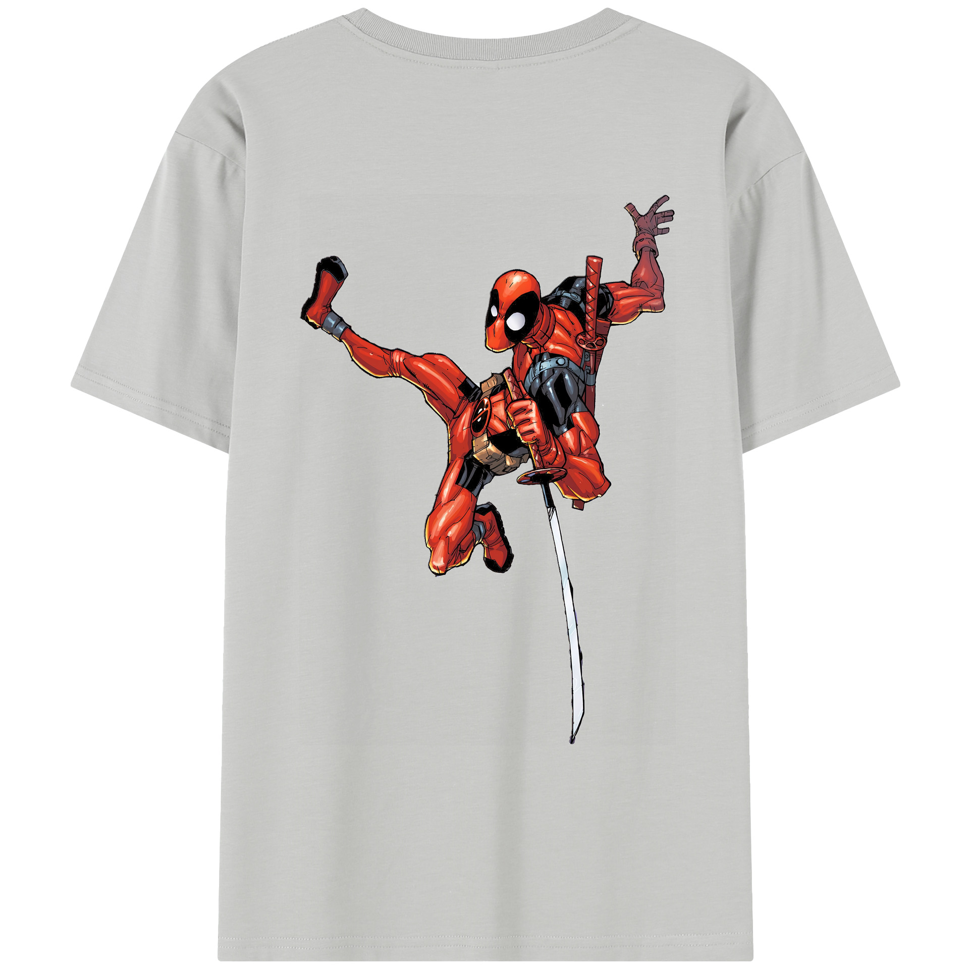 （画像用） Deadpool デッドプール レディース半袖Tシャツ(バックプリント)