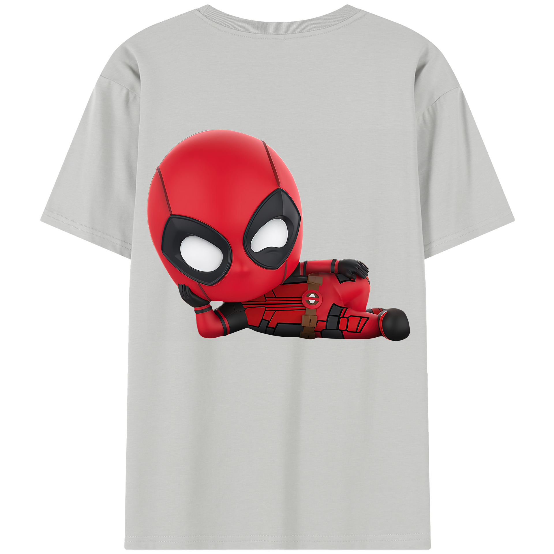 （画像用） Deadpool デッドプール レディース半袖Tシャツ(バックプリント)