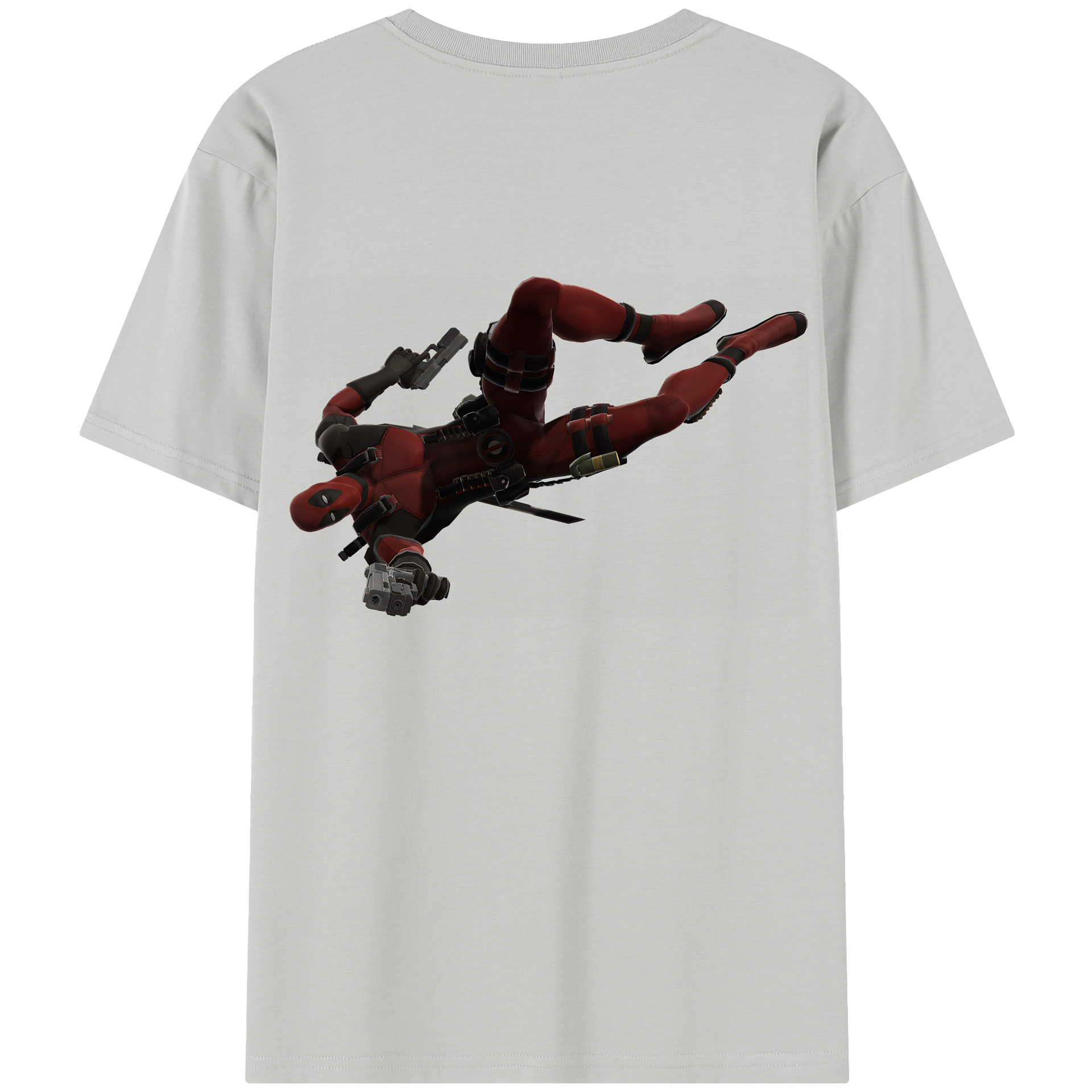 （画像用） Deadpool デッドプール レディース半袖Tシャツ(バックプリント)