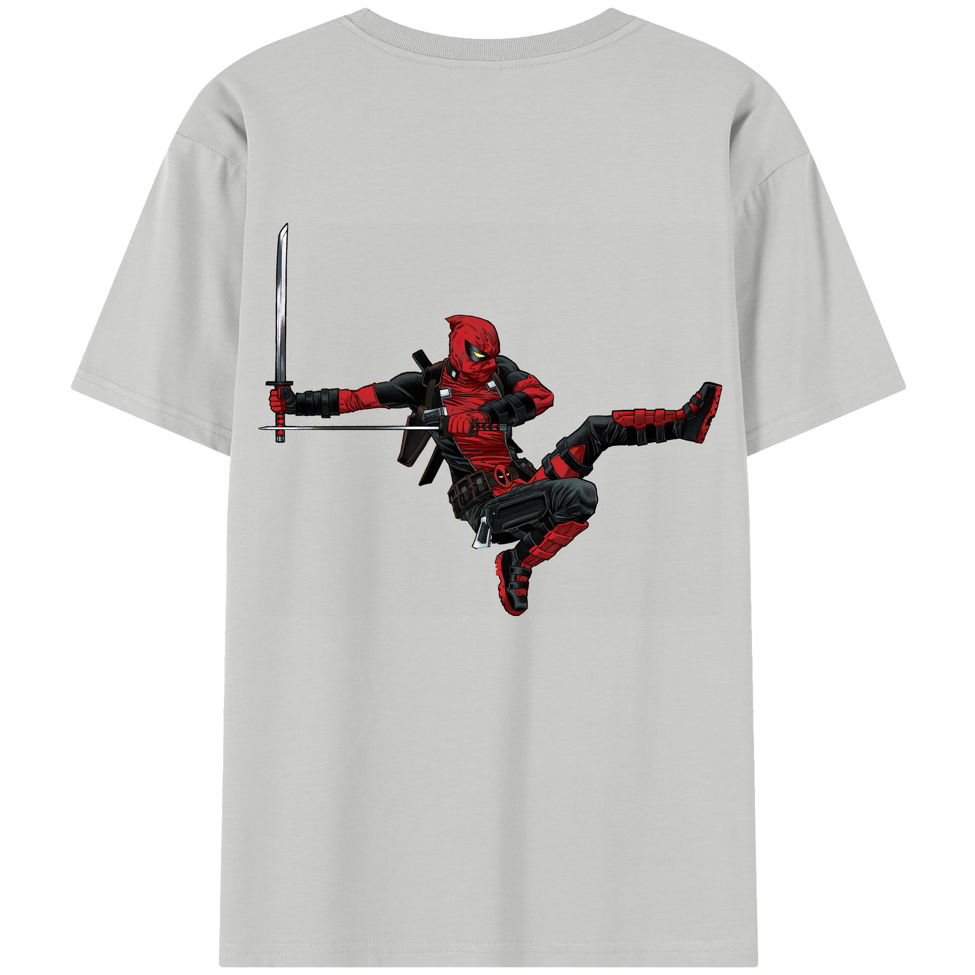 （画像用） Deadpool デッドプール レディース半袖Tシャツ(バックプリント)