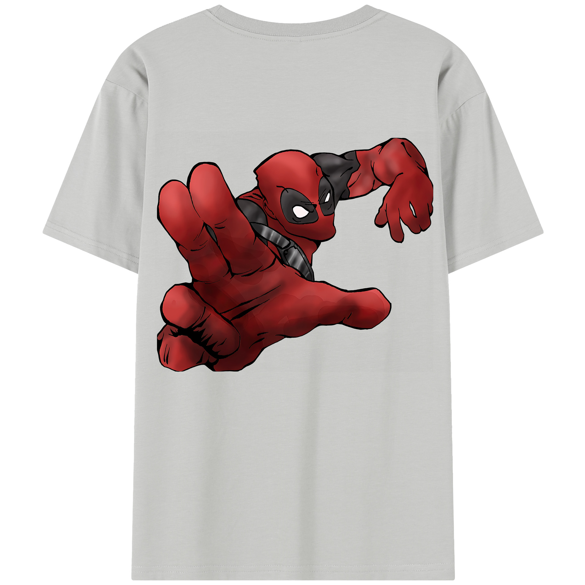 （画像用） Deadpool デッドプール レディース半袖Tシャツ(バックプリント)