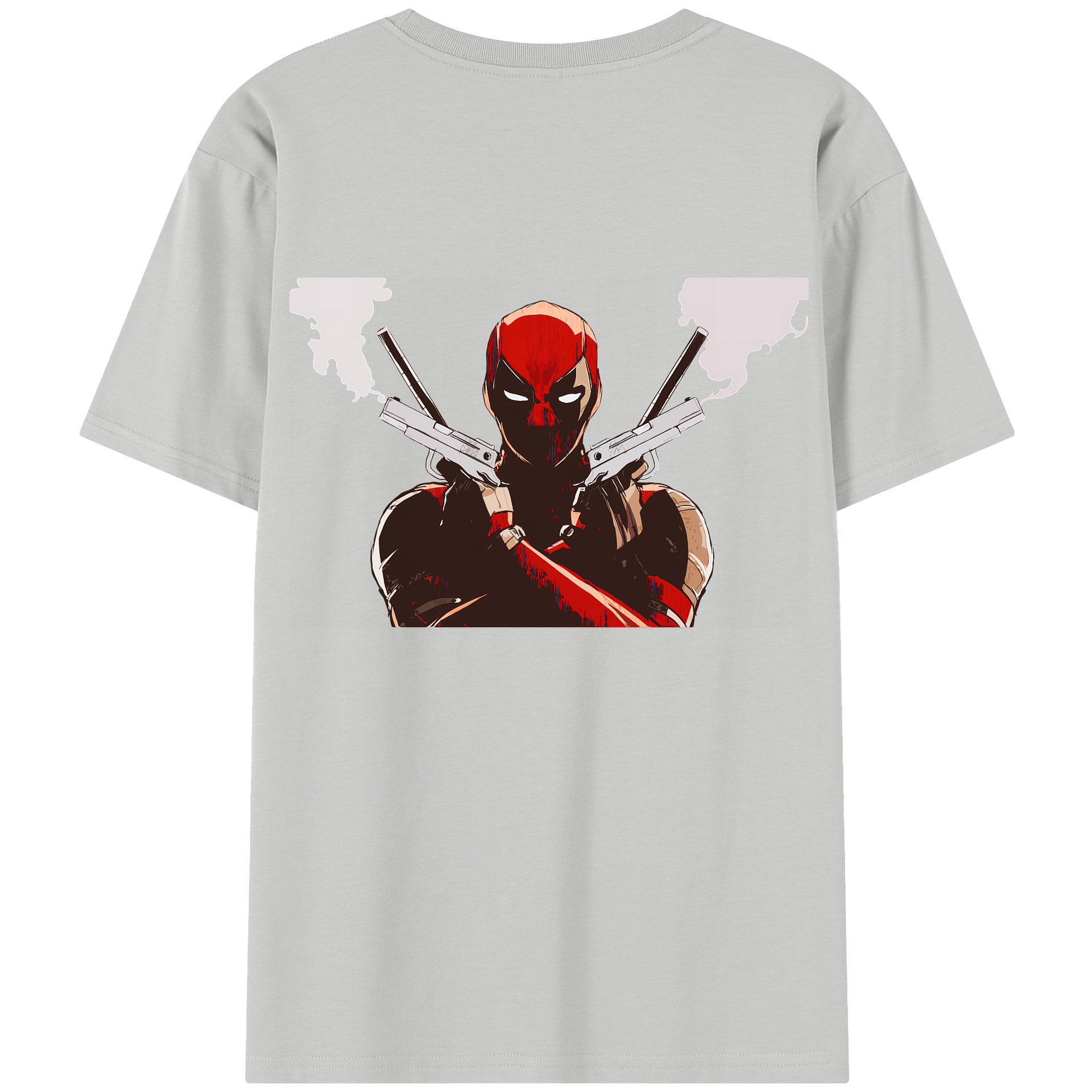 （画像用） Deadpool デッドプール レディース半袖Tシャツ(バックプリント)