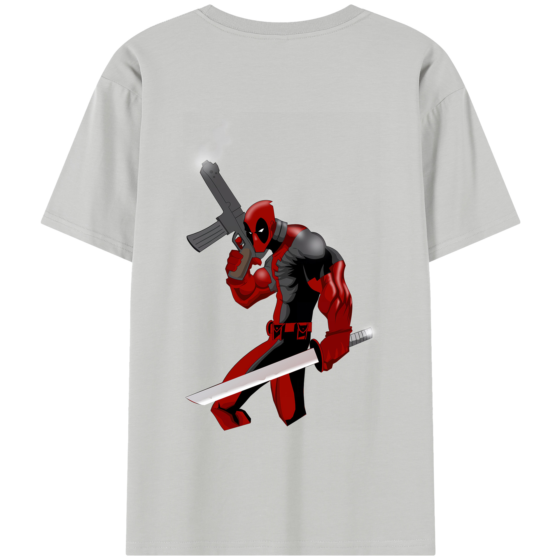 （画像用） Deadpool デッドプール レディース半袖Tシャツ(バックプリント)