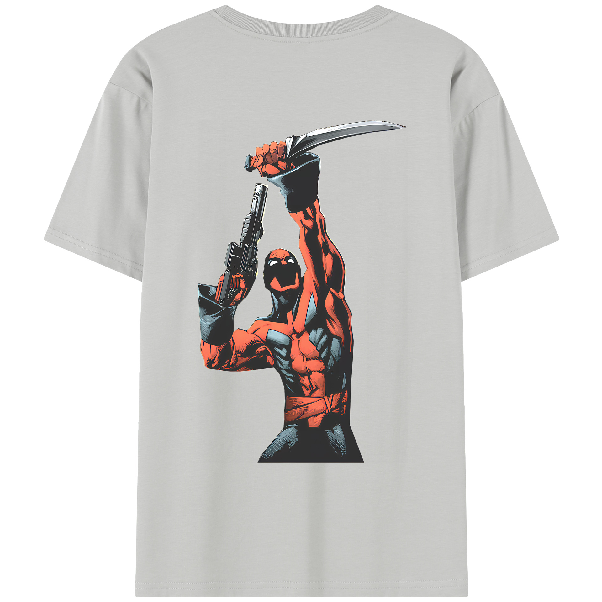 （画像用） Deadpool デッドプール レディース半袖Tシャツ(バックプリント)