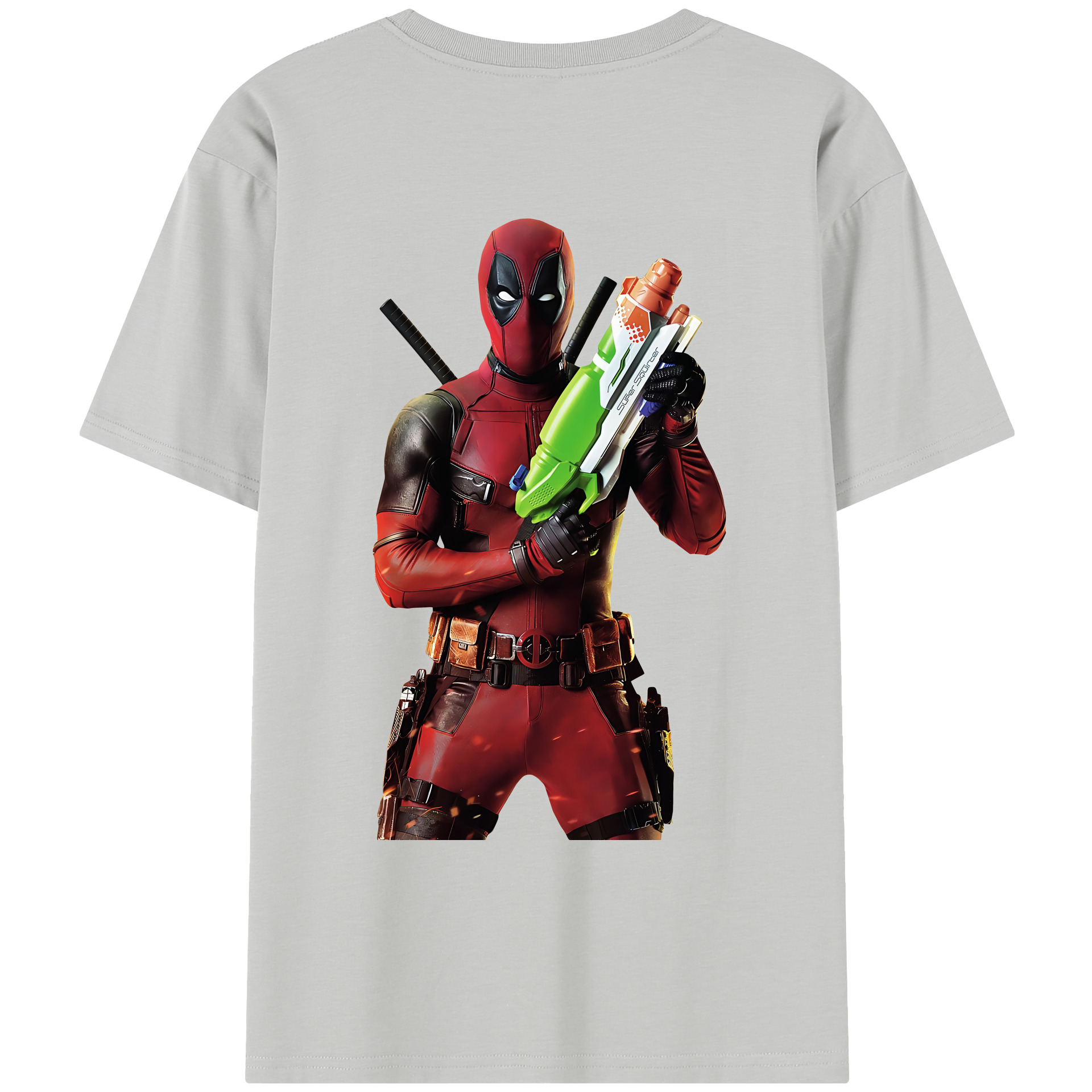 （画像用） Deadpool デッドプール レディース半袖Tシャツ(バックプリント)