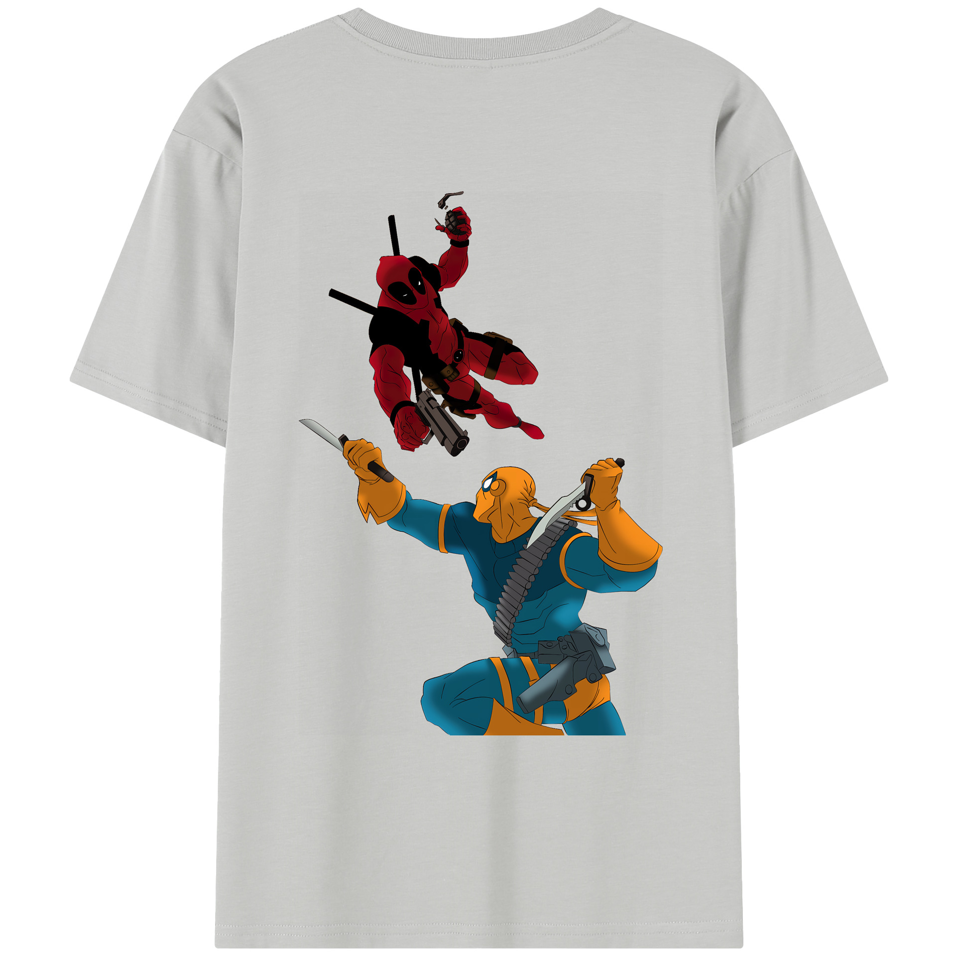 （画像用） Deadpool デッドプール レディース半袖Tシャツ(バックプリント)