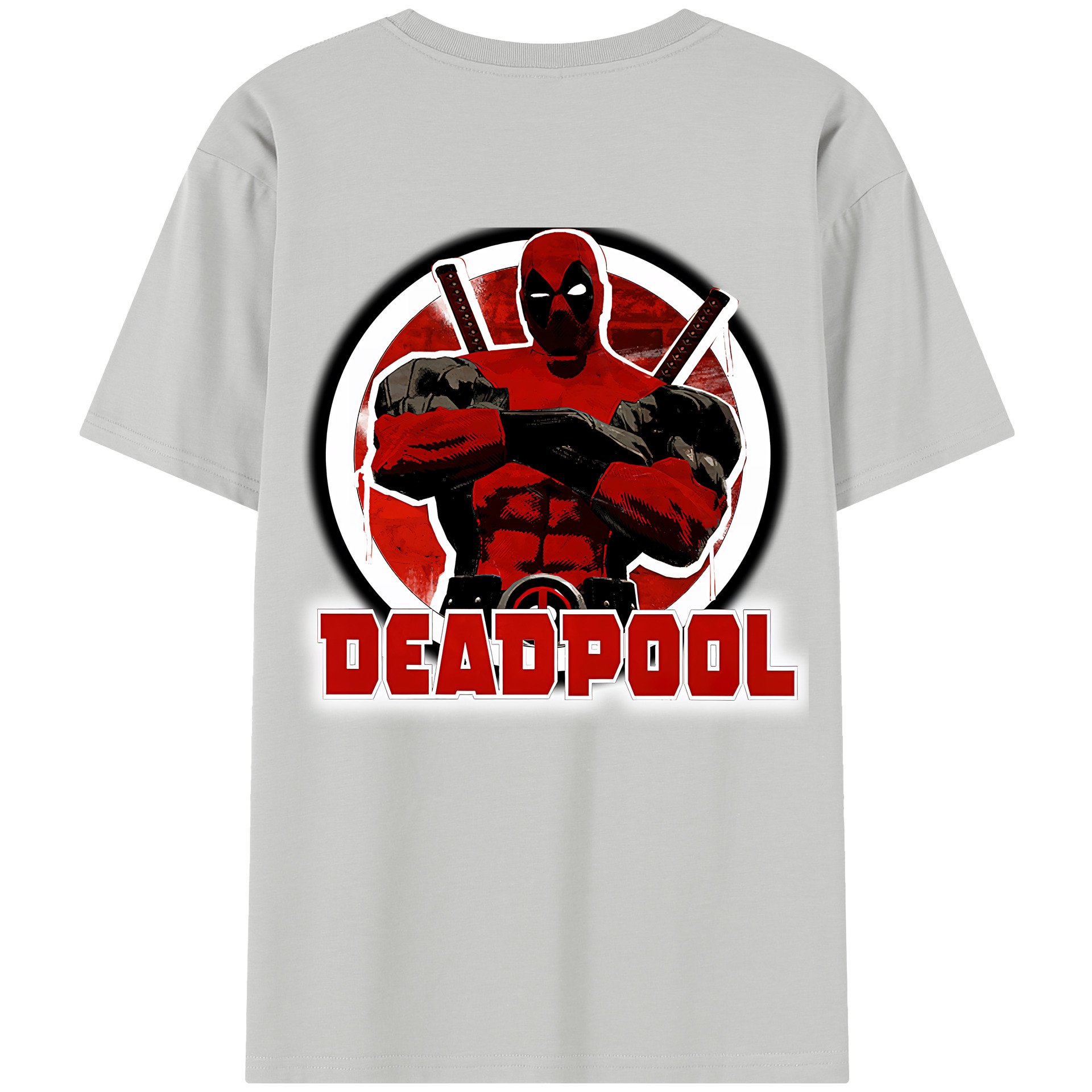 （画像用） Deadpool デッドプール レディース半袖Tシャツ(バックプリント)