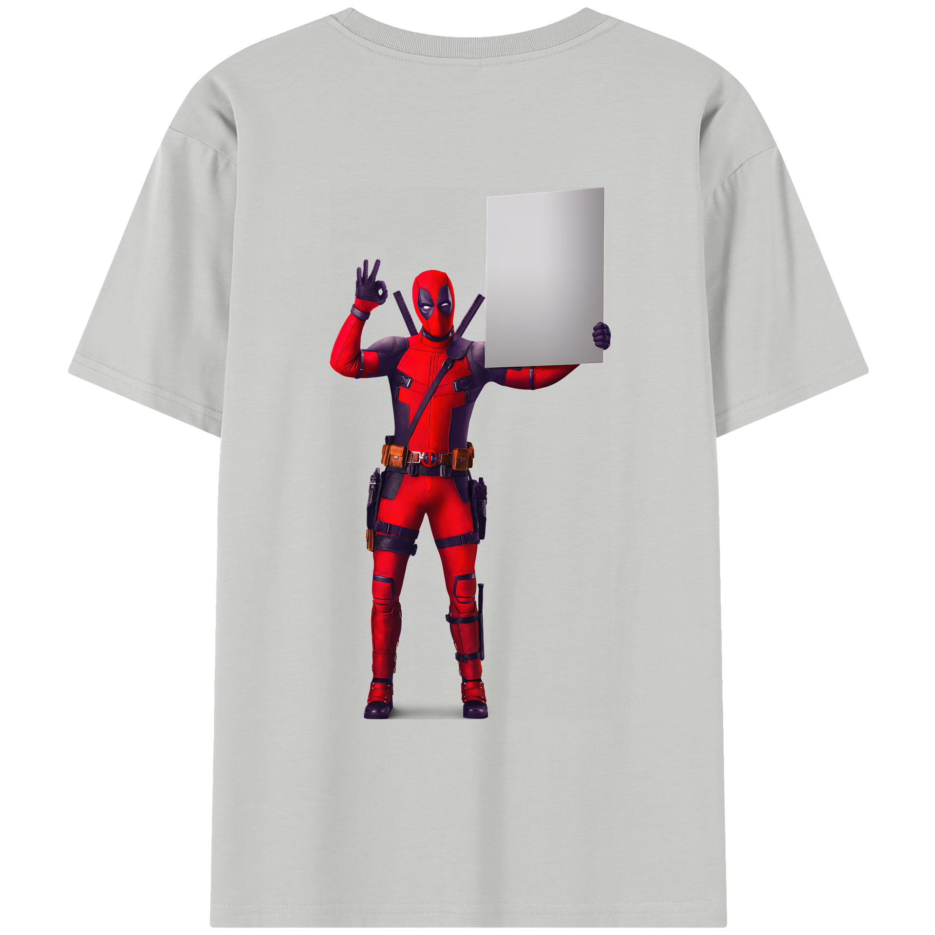 （画像用） Deadpool デッドプール レディース半袖Tシャツ(バックプリント)
