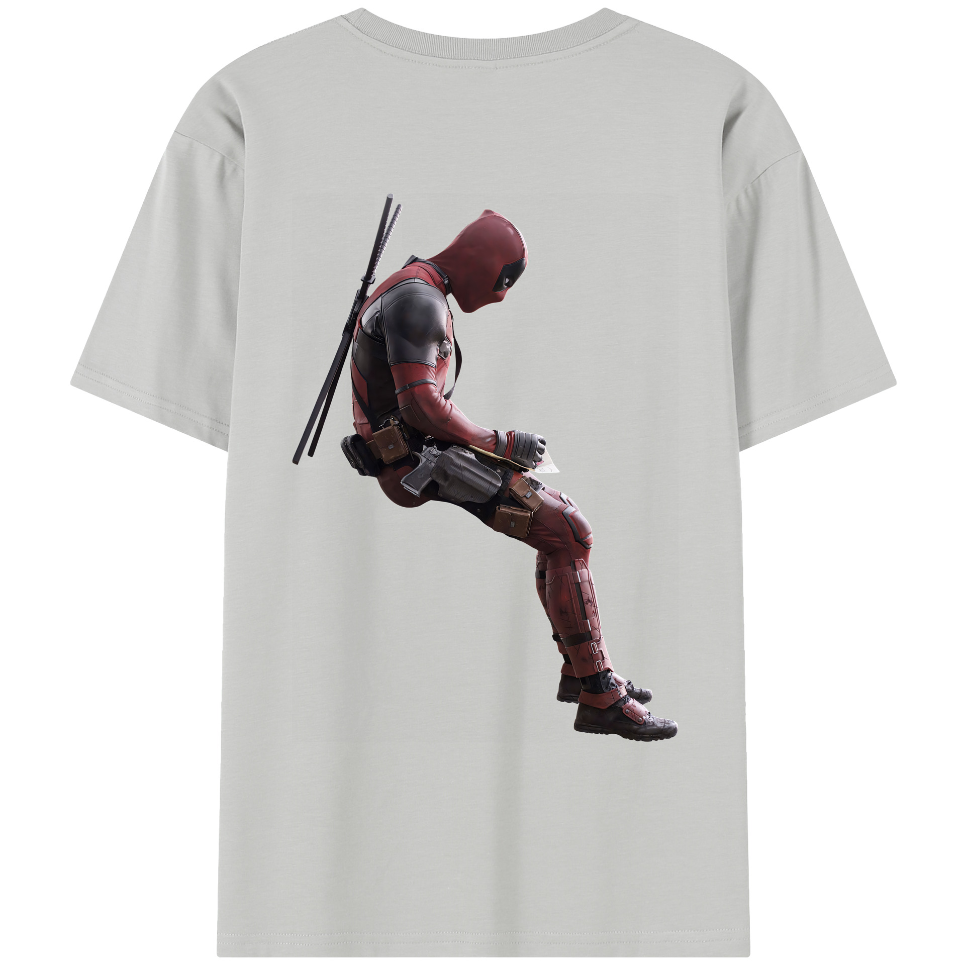 （画像用） Deadpool デッドプール レディース半袖Tシャツ(バックプリント)
